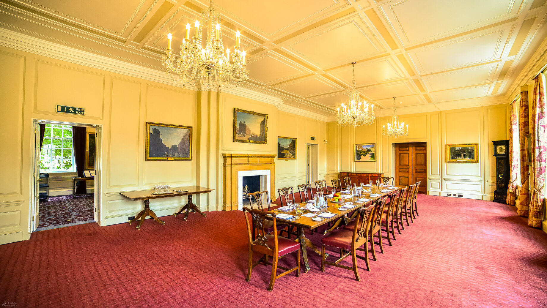 Elegant Luncheon Room in The Inner Temple, ideal for executive meetings and intimate gatherings.
