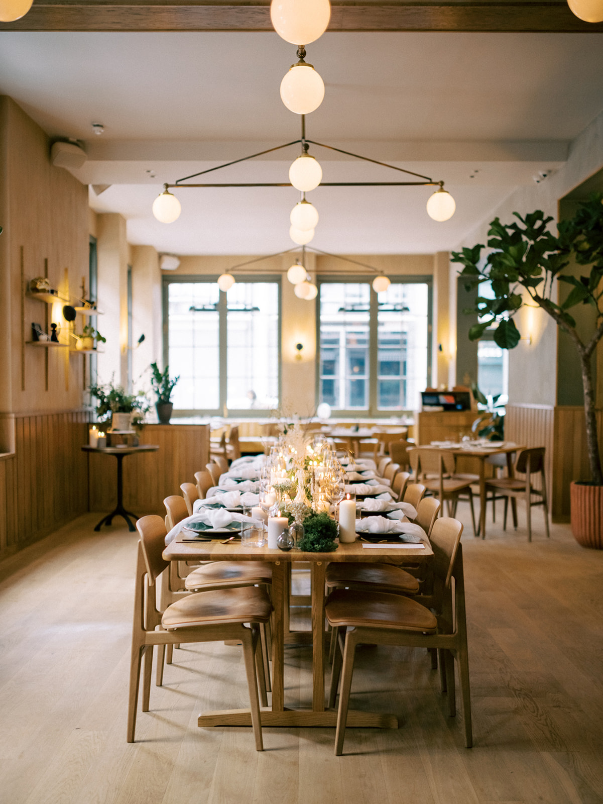 Elegant dining space in The Garden Room, ideal for intimate gatherings and corporate events.