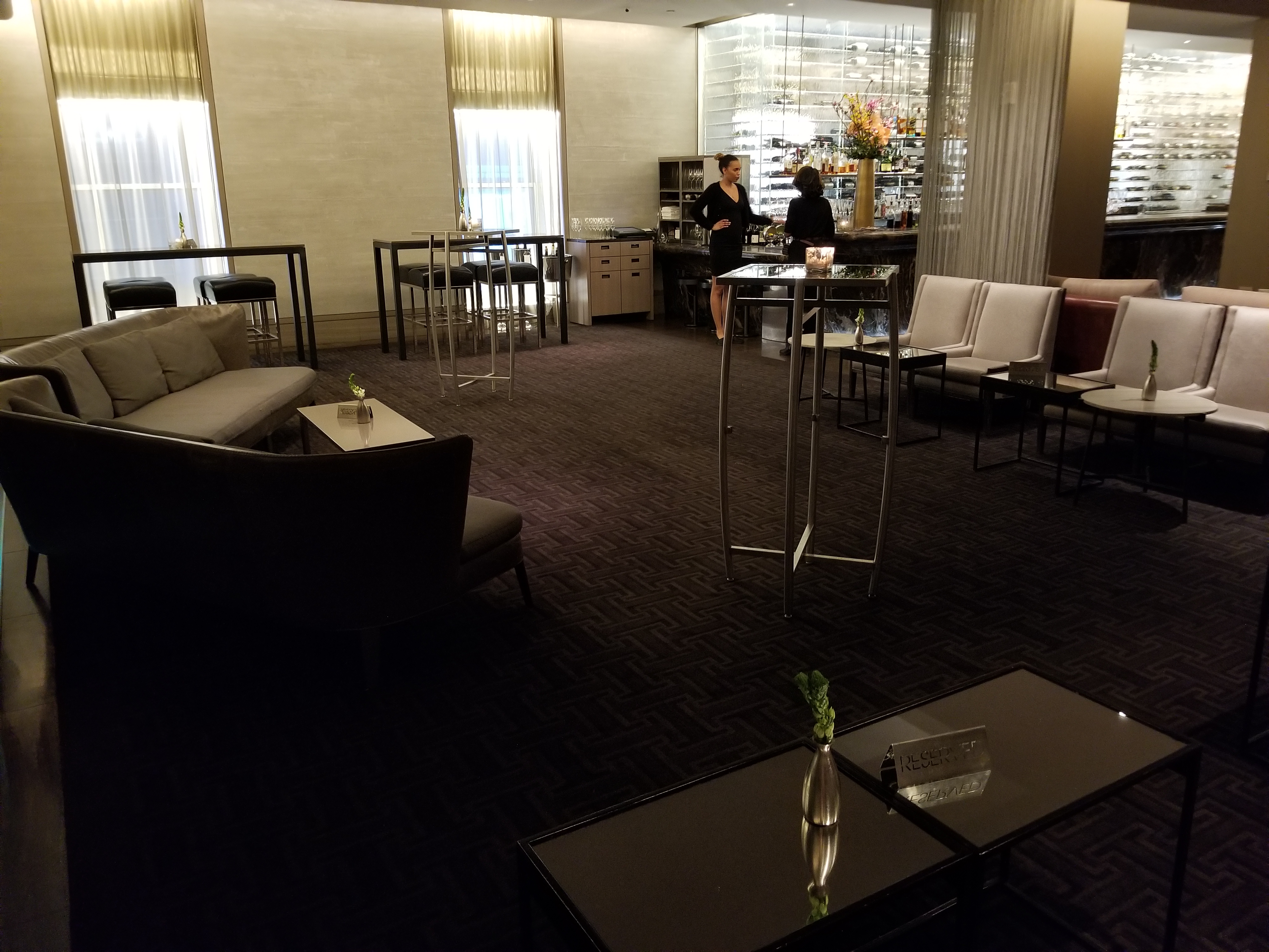 Sophisticated event space at Charlie Palmer, ideal for upscale networking and receptions.