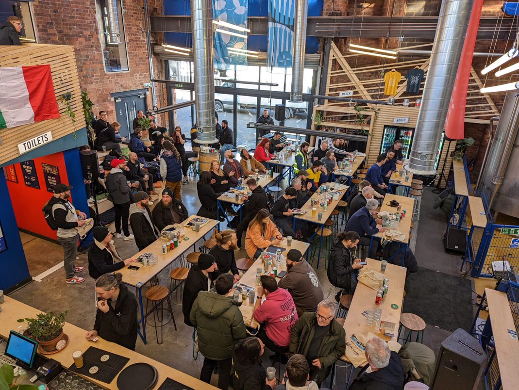 Vibrant event space at North Brewing Co. for workshops and social gatherings.