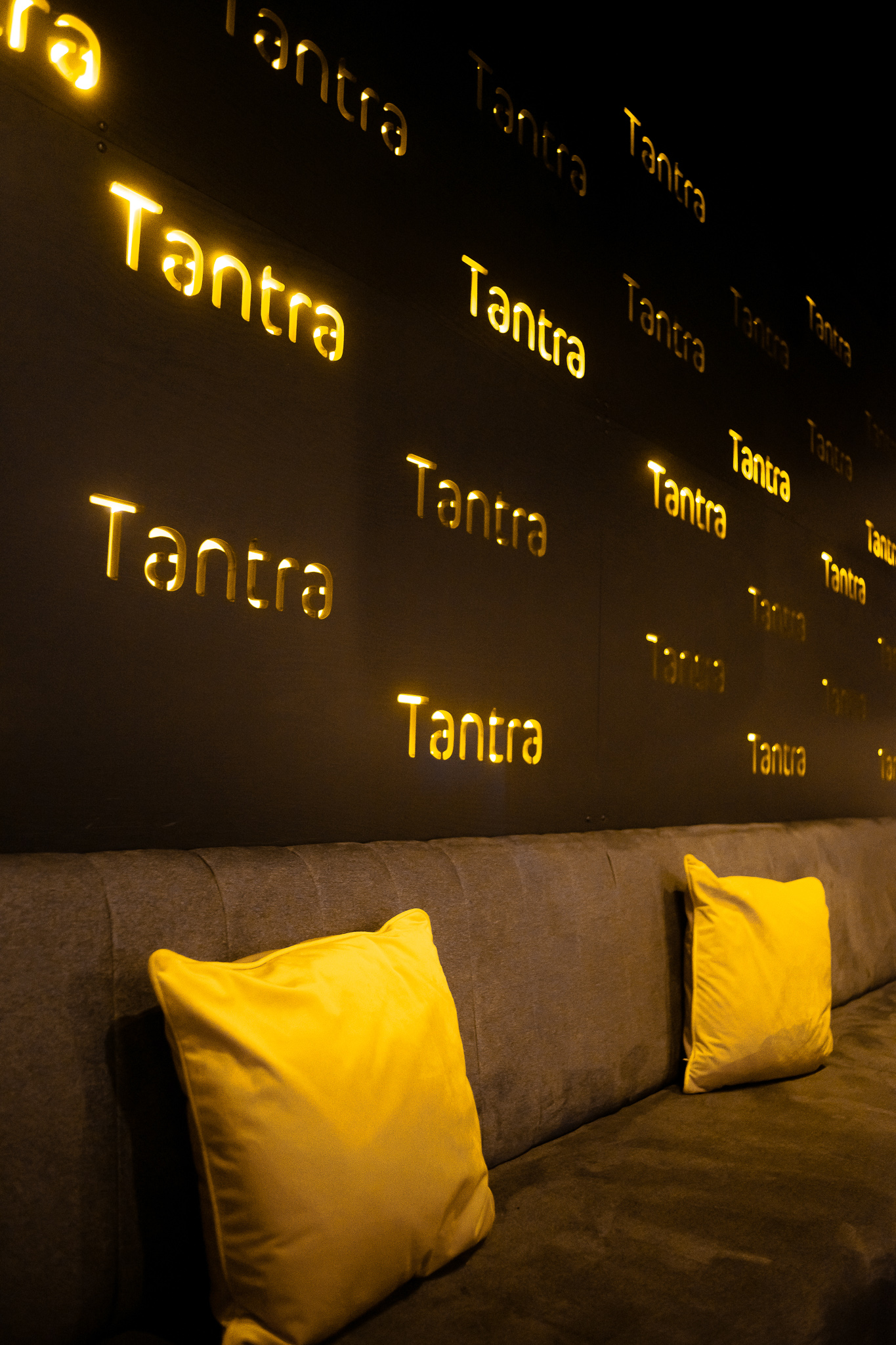 Tantra Private Dining Room in Edinburgh, modern venue with plush seating for events.