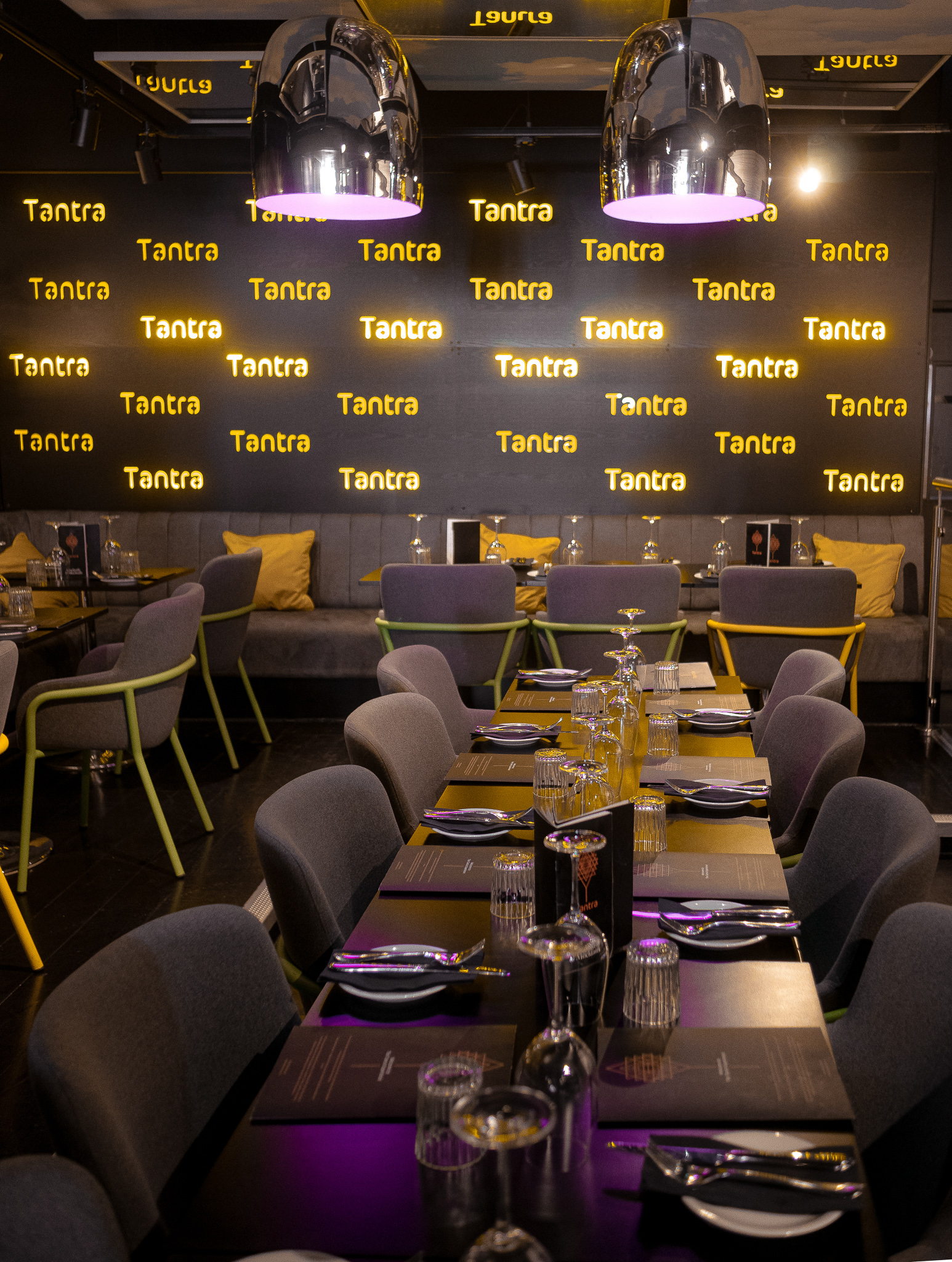 Tantra Private Dining Room in Edinburgh, modern decor for intimate events and meetings.