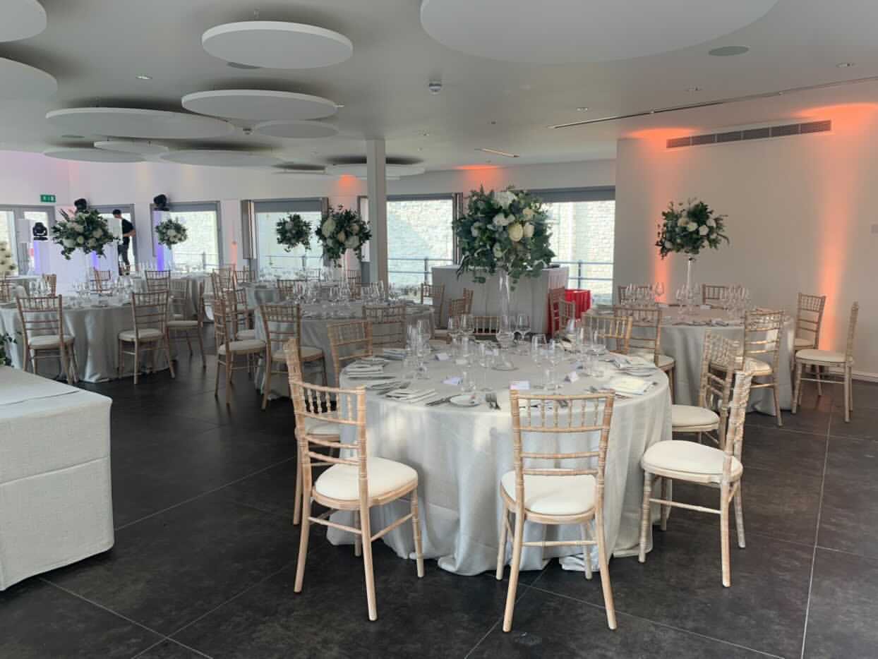 Elegant event space at HM Tower of London, perfect for weddings and corporate gatherings.