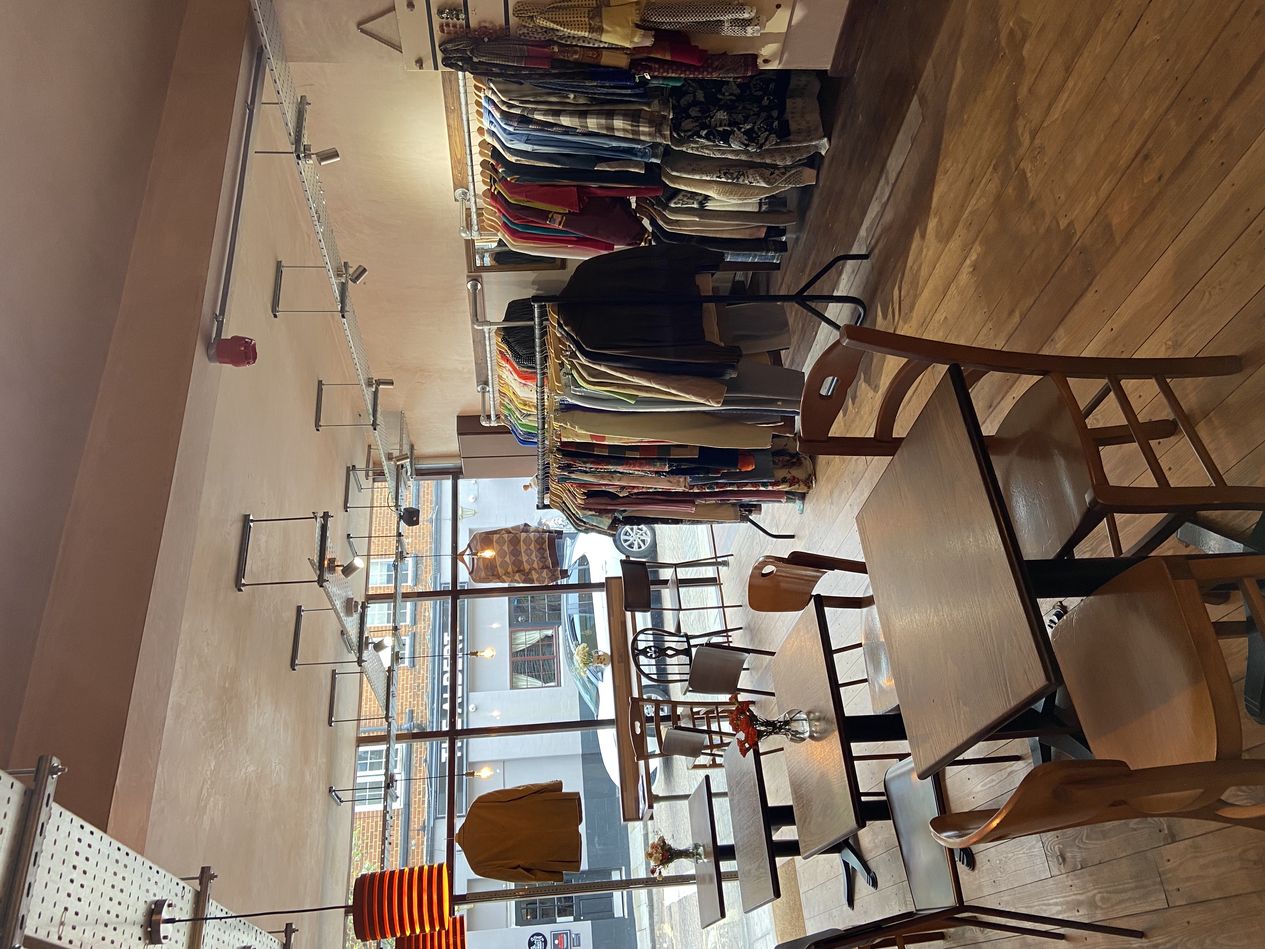 Cozy retail space with stylish decor for intimate meetings and events.