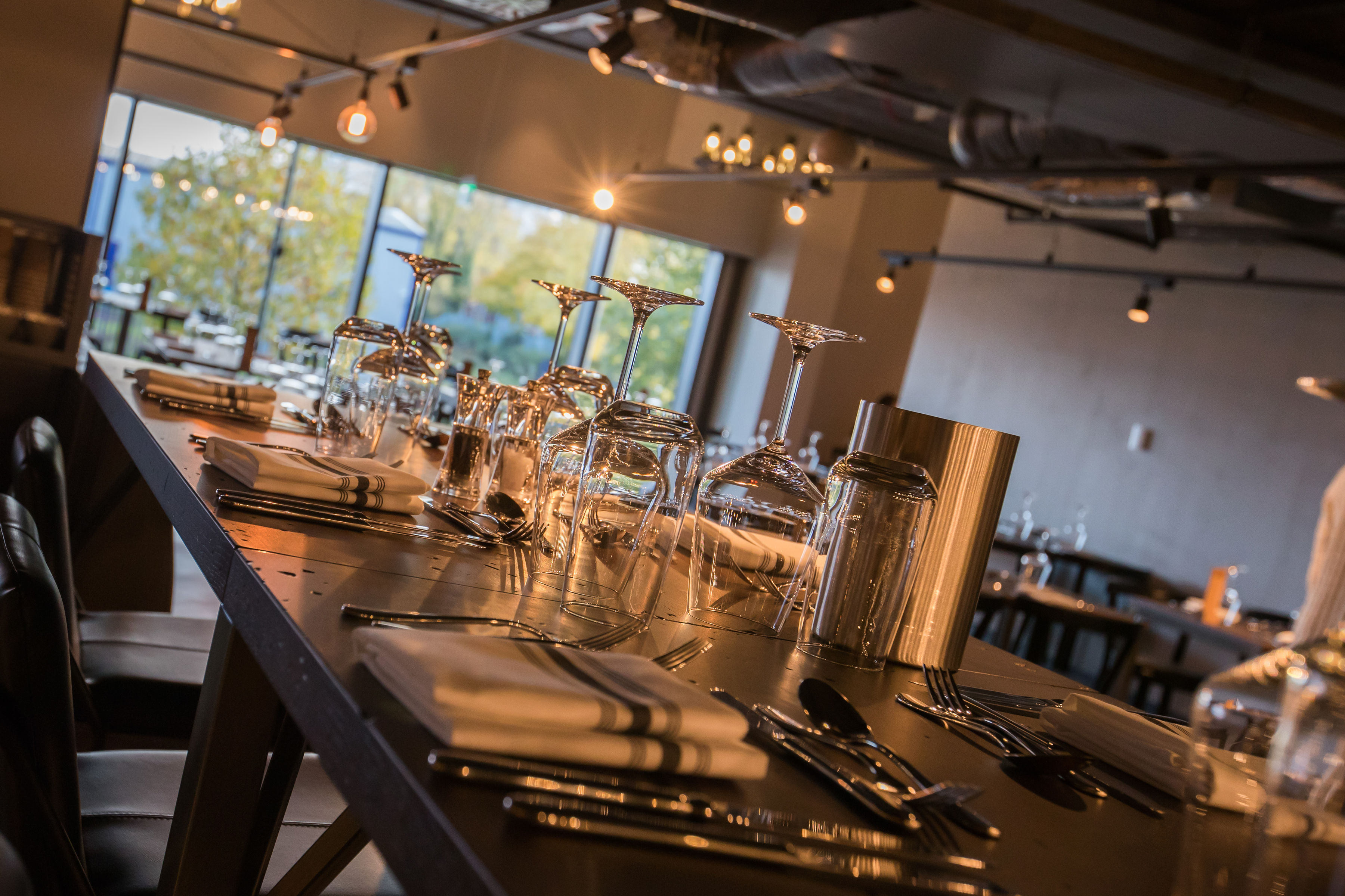 Elegant dining table at Allianz Stadium, ideal for upscale corporate events and dinners.