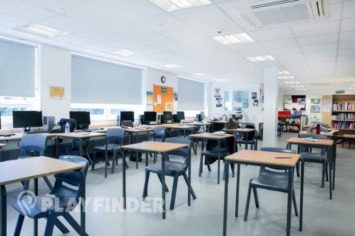 Spacious classroom at St Aloysius' College, ideal for workshops and training sessions.