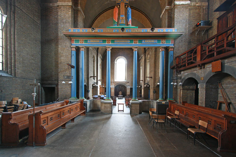 St Barnabas Church in Dalston, historic venue with high ceilings for unique events.