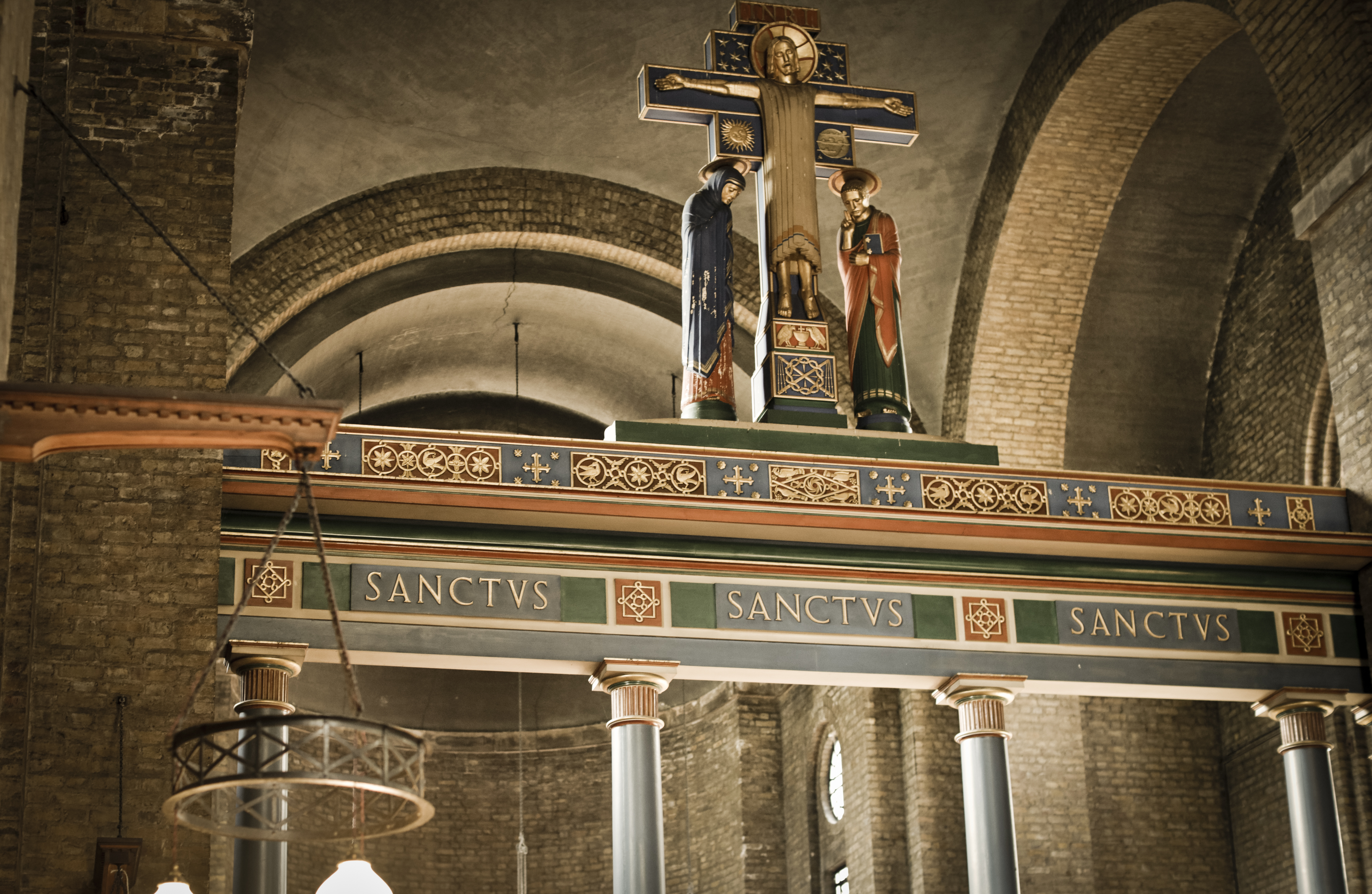 St Barnabas Church altar, elegant venue for ceremonies and intimate events in Dalston.