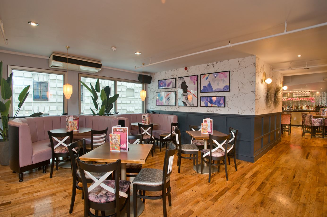 Stylish Mezzanine at Slug & Lettuce, St. Pauls for intimate meetings and events.