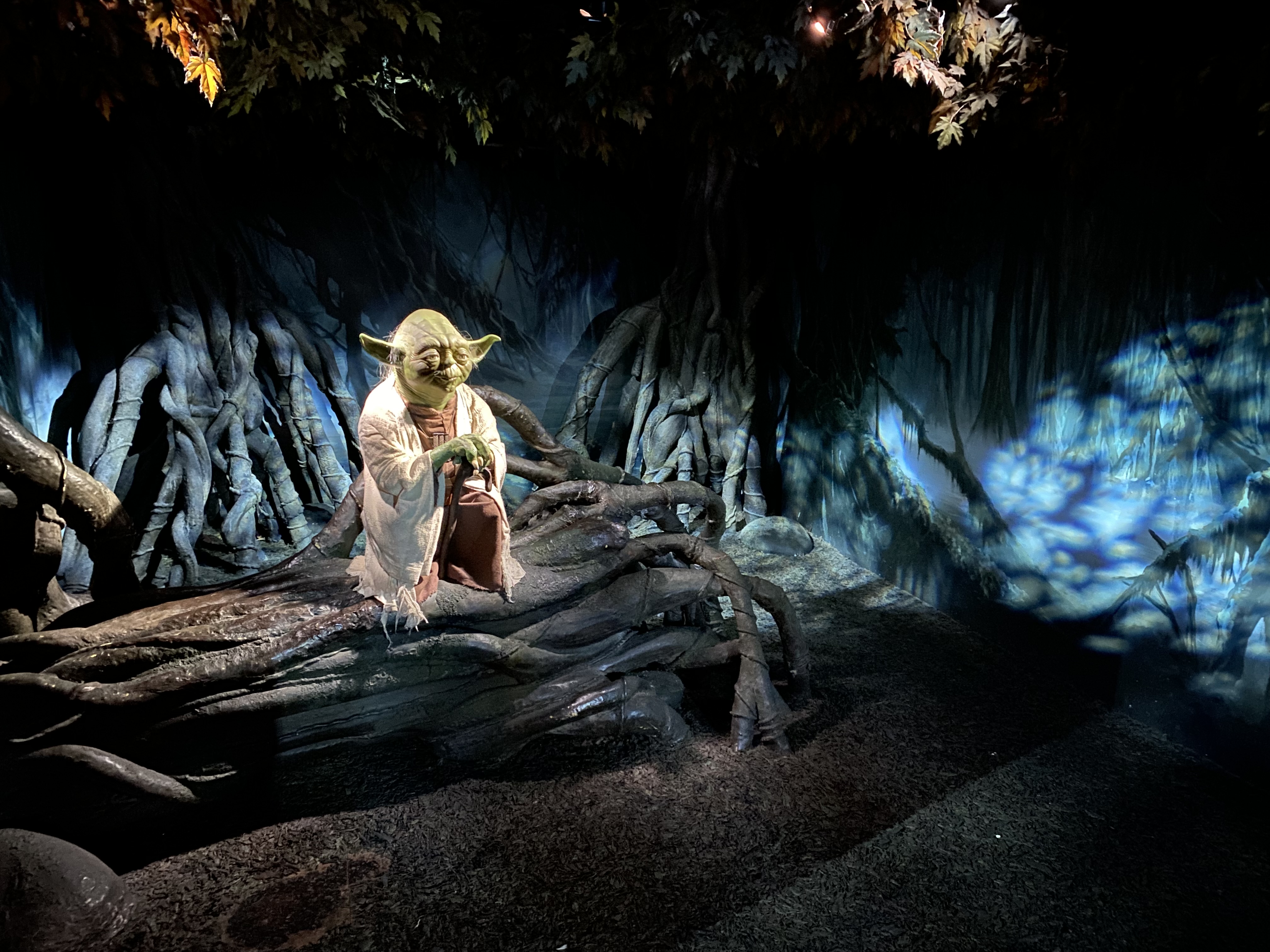 Yoda at Madame Tussauds: immersive setting for themed events and workshops.