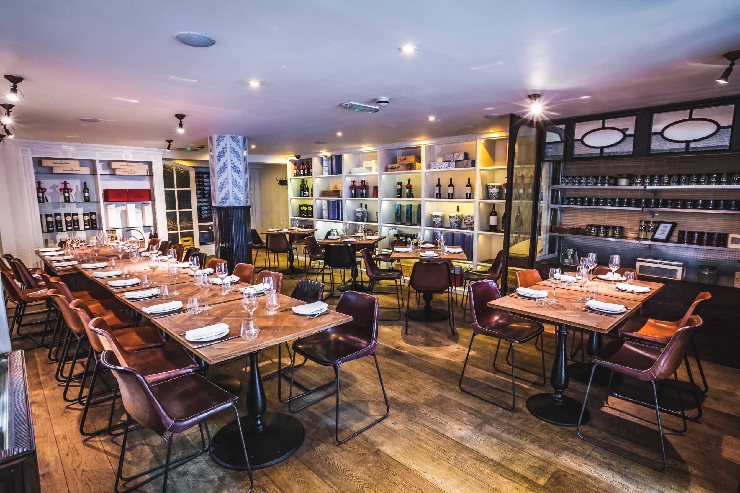 Stylish Private Deli in Ibérica Marylebone for intimate gatherings and corporate events.