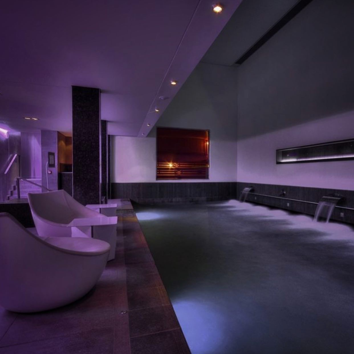 Monte Carlo Suite at Kimpton Blythswood Square, modern spa for wellness retreats and corporate events.