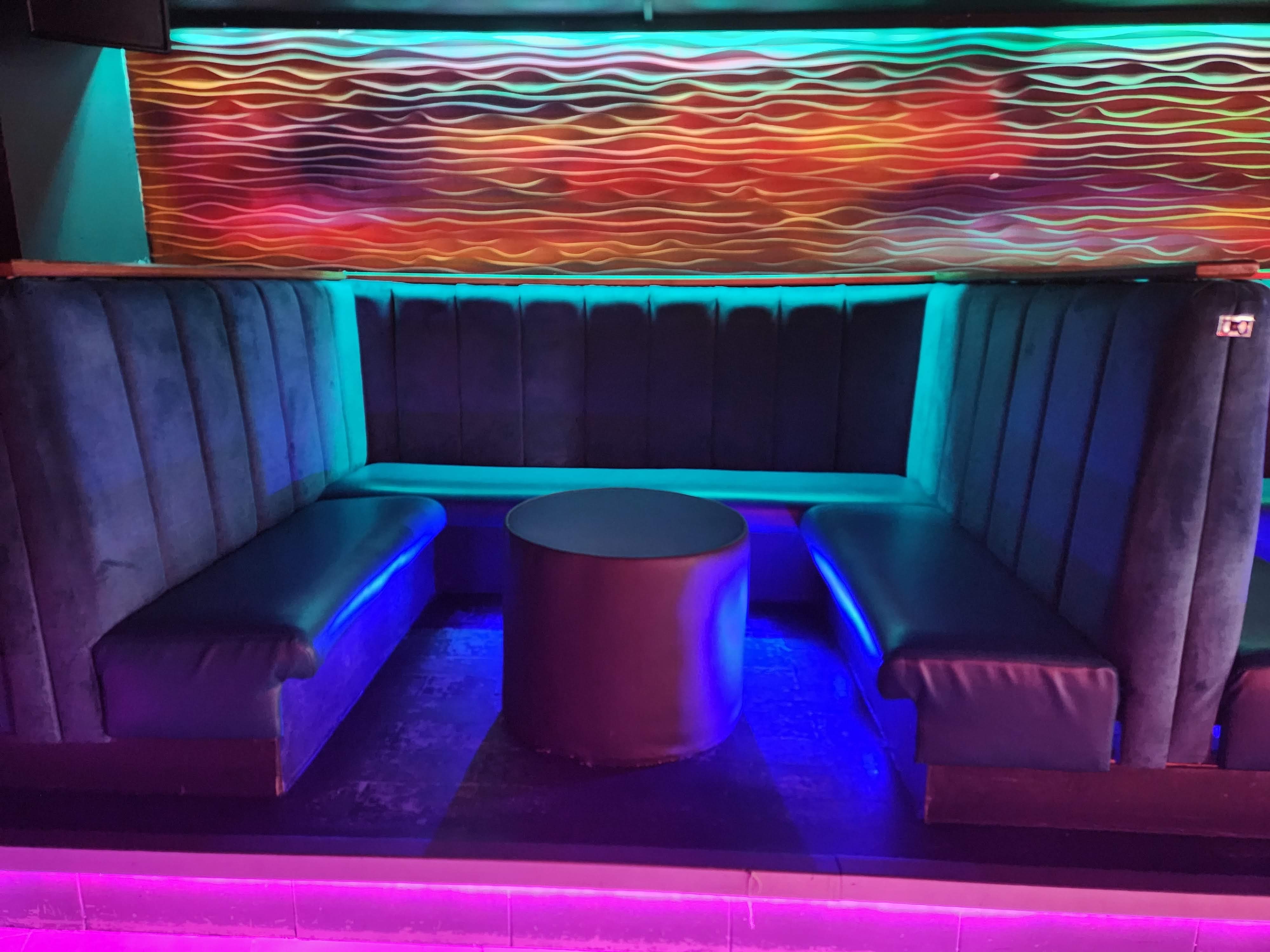 Stylish lounge at Rum Rum Bar & NightClub, ideal for networking events and social gatherings.