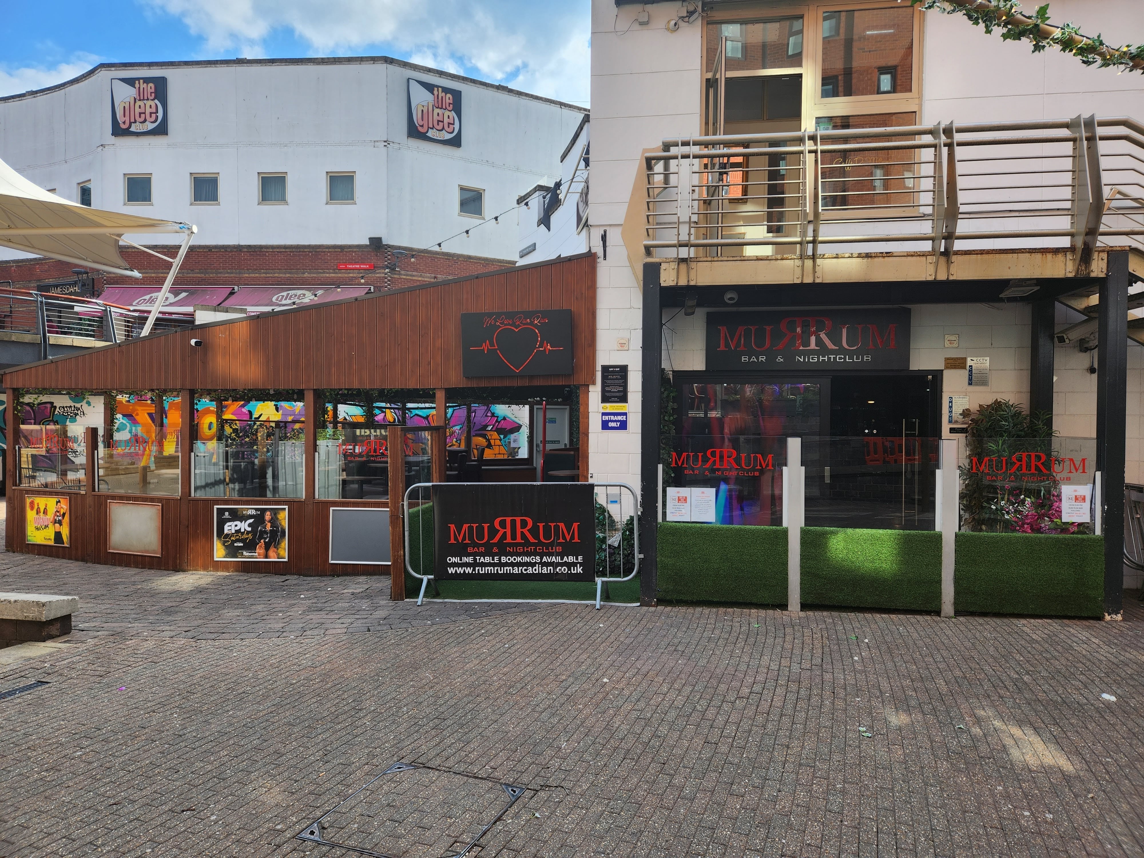 Rum Rum Bar & NightClub in Birmingham, vibrant venue for events and celebrations.