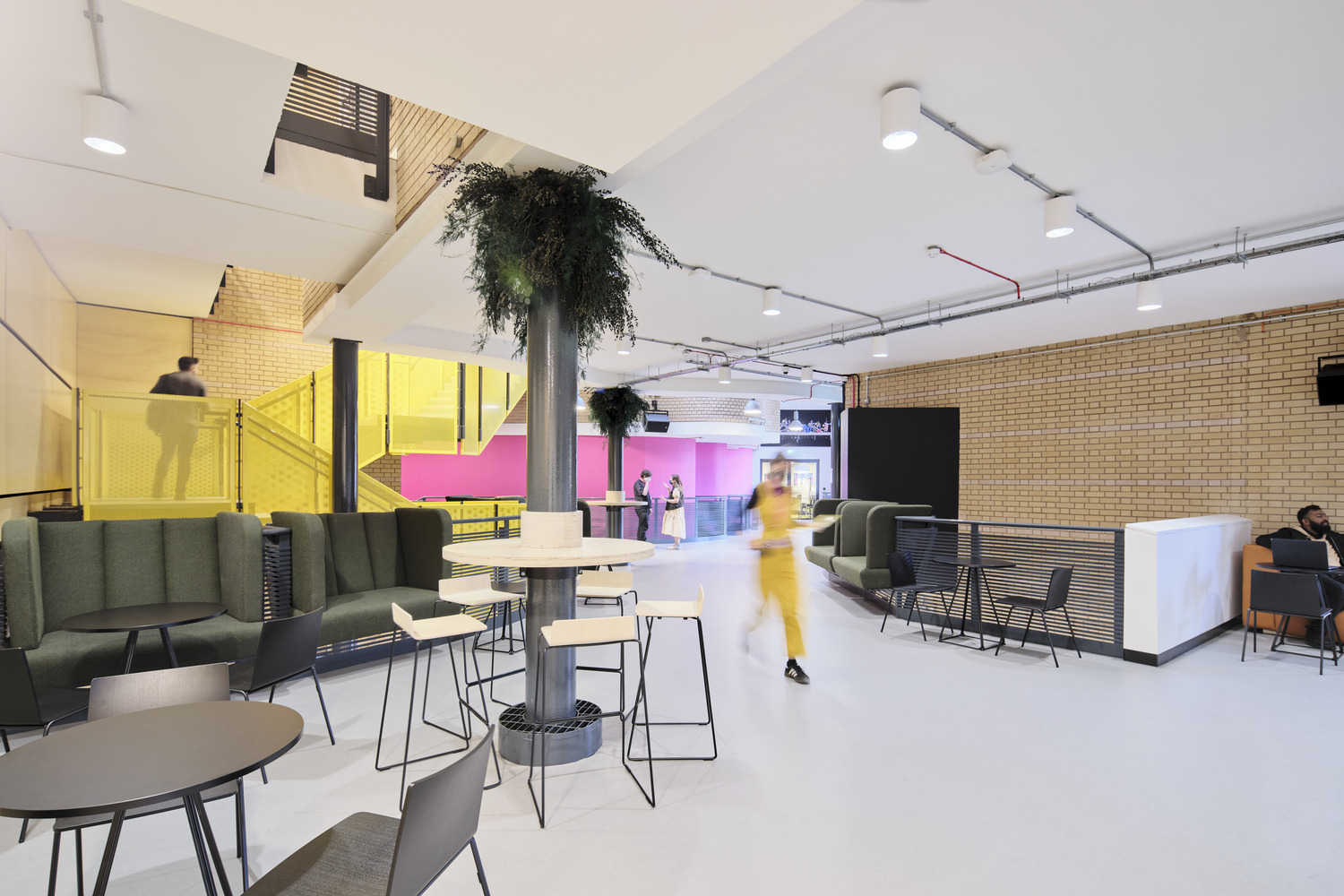 Modern meeting room at Contact Theatre, ideal for networking and collaboration events.