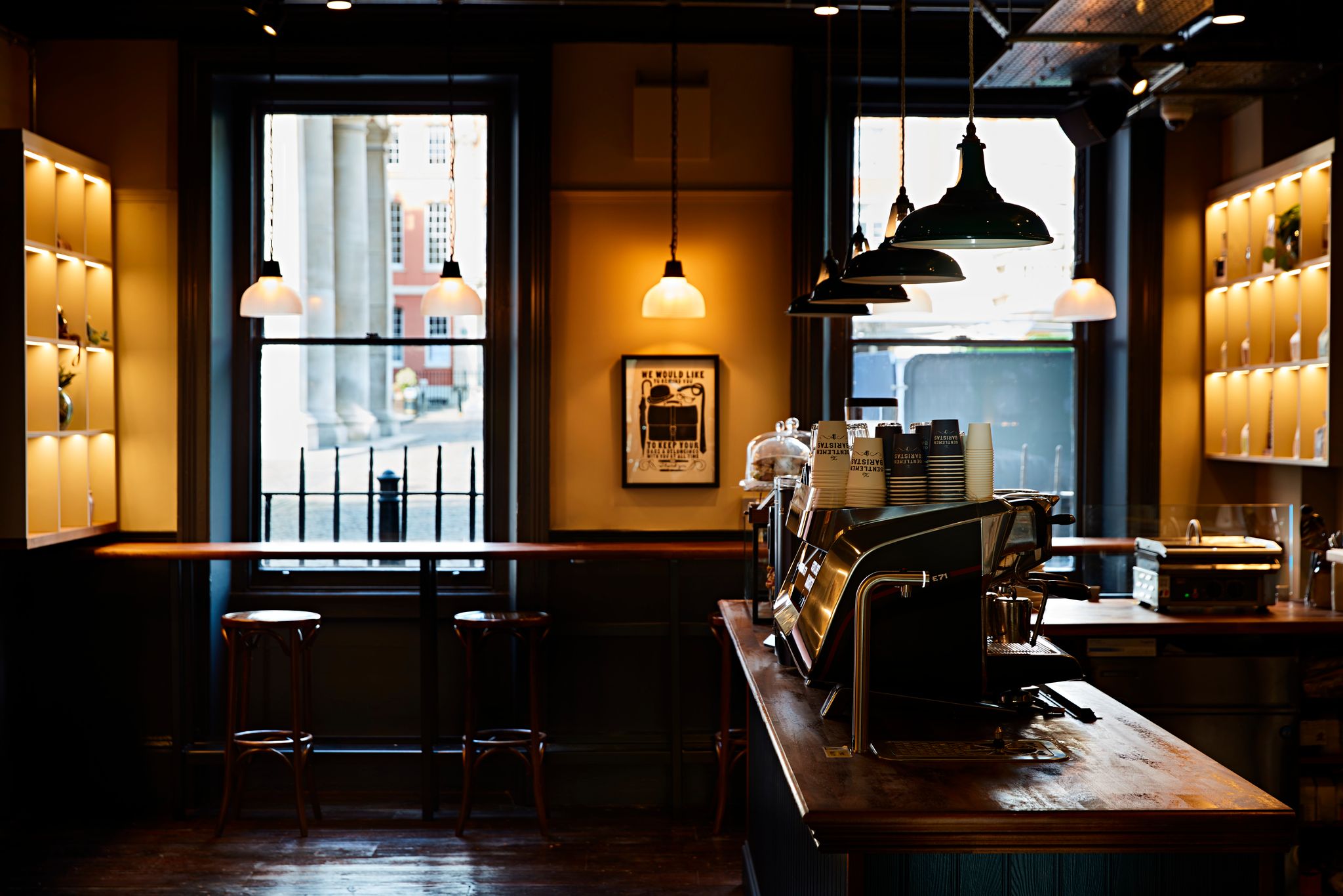 Cozy café at The Gentlemen Baristas, ideal for networking and casual meetings.
