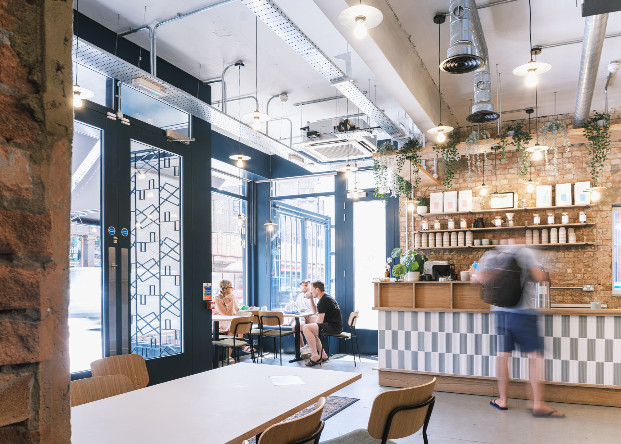 Modern café space in King's House for informal meetings and networking events.