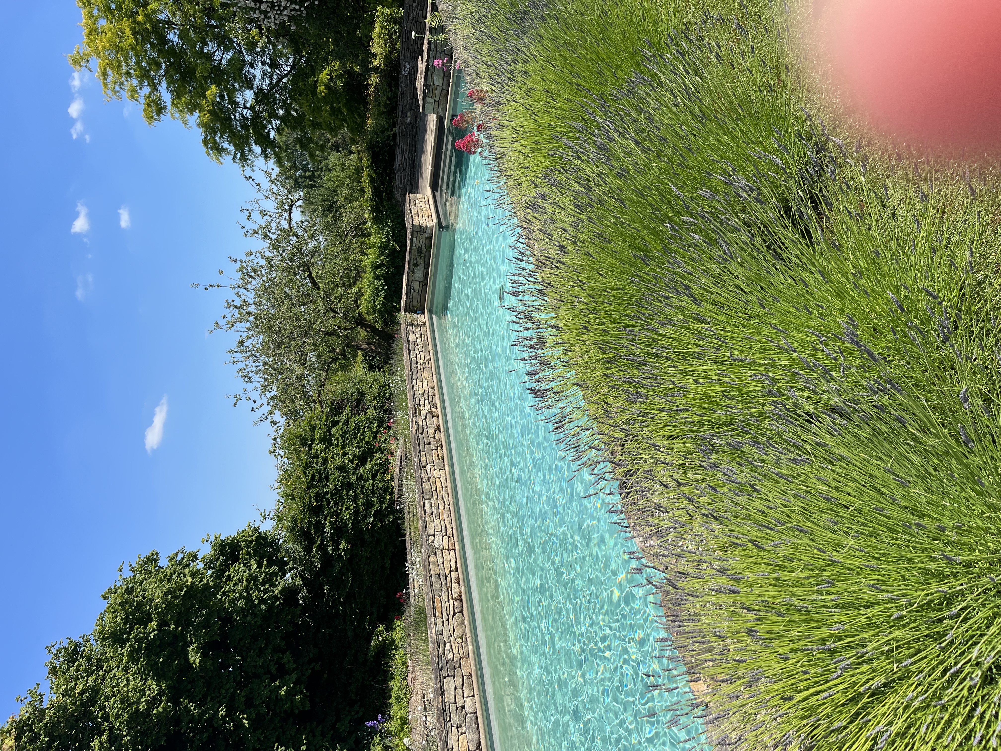 "Serene Church Farm Estate swimming pool for outdoor events and team-building activities."