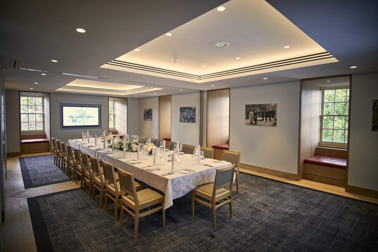 Elegant meeting room in The Inner Temple, perfect for corporate events and workshops.