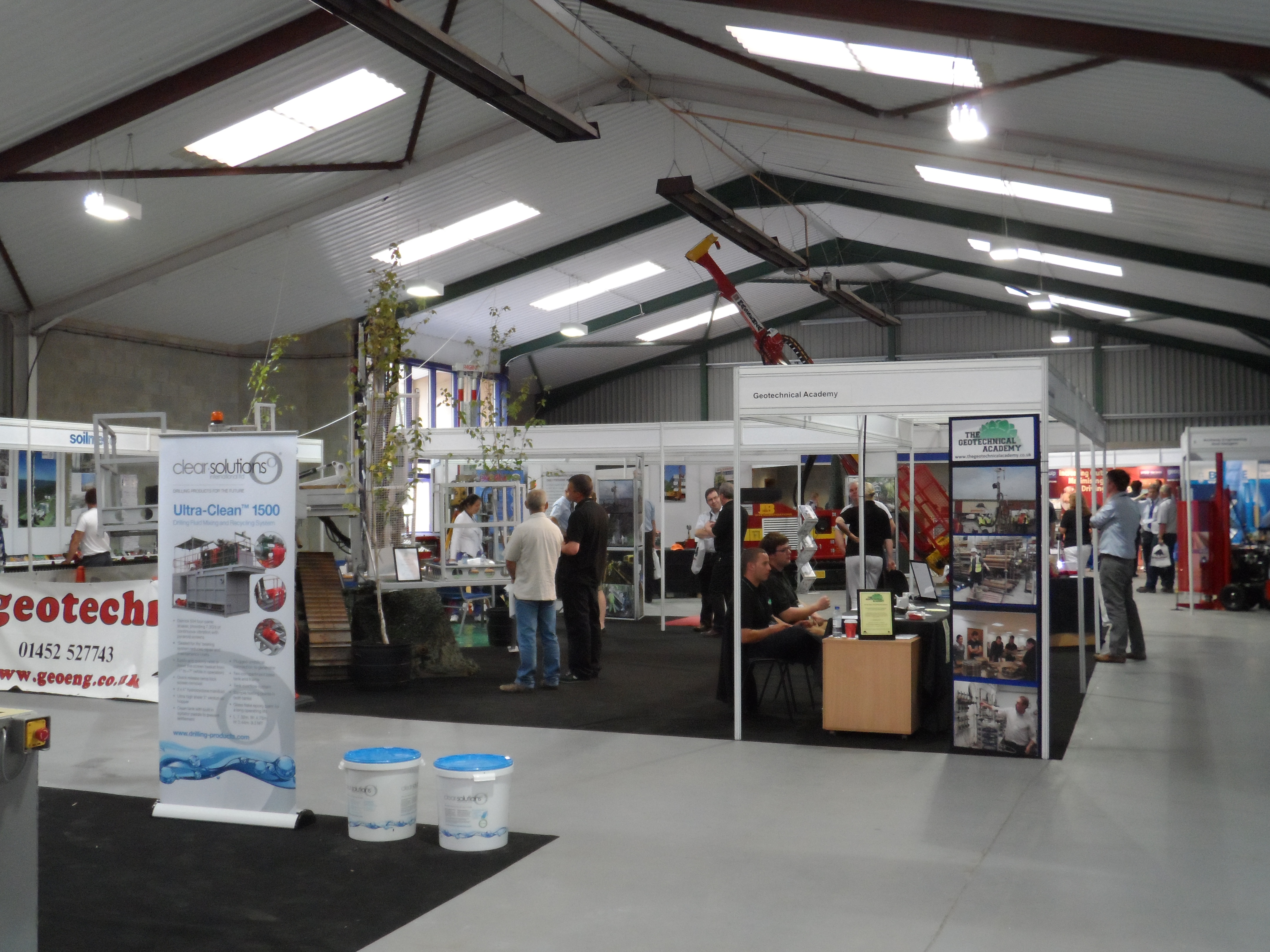 Warwickshire Event Centre bustling exhibition with vendor booths and networking opportunities.