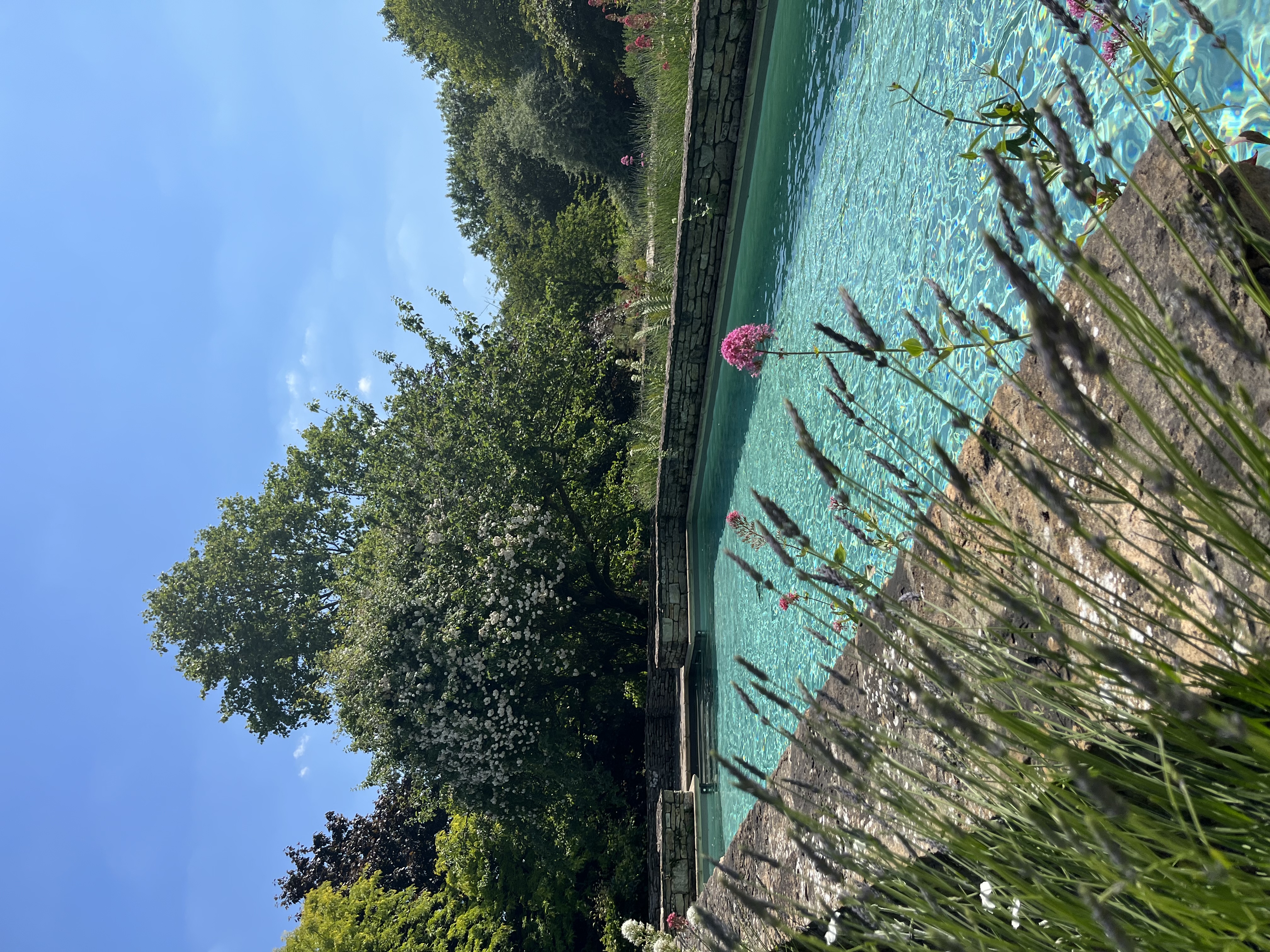 Tranquil pool at Whole Estate, Church Farm for wellness retreats and intimate gatherings.