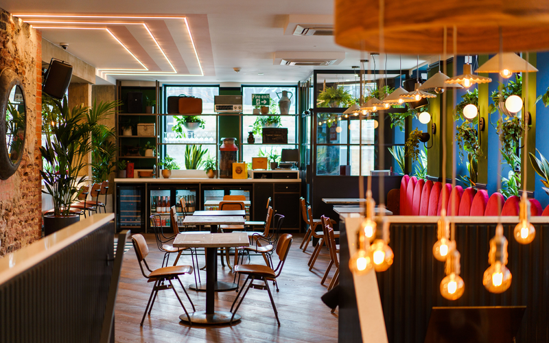 Modern Power Plant venue in Selina UK, ideal for networking and casual meetings.