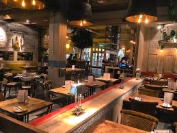 Vibrant Tapas Revolution Restaurant in Bath, ideal for networking events and casual meetings.