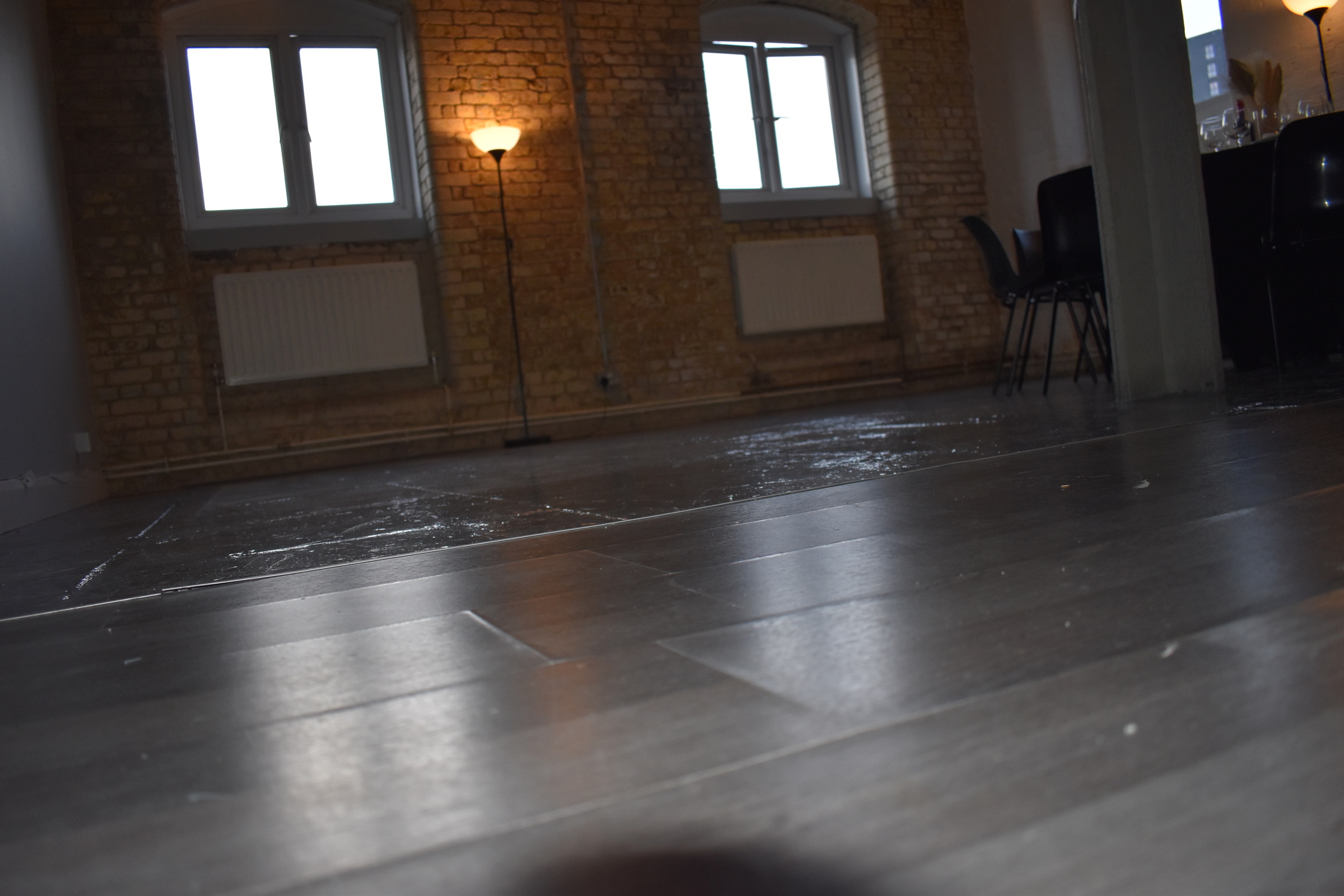 Spacious Randells Room at The Boathouse Studios, perfect for meetings and events.