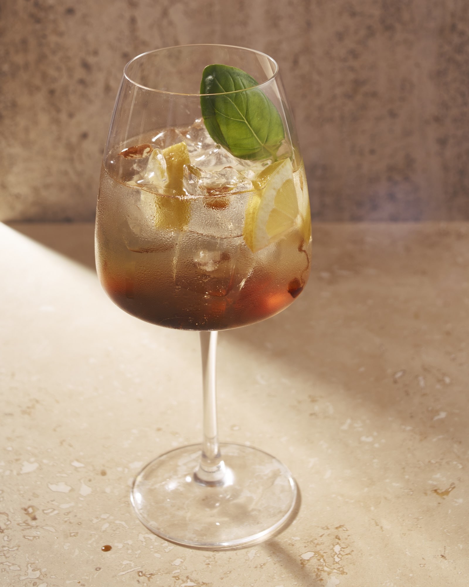 Elegant cocktail in a glass, perfect for networking receptions and celebrations.