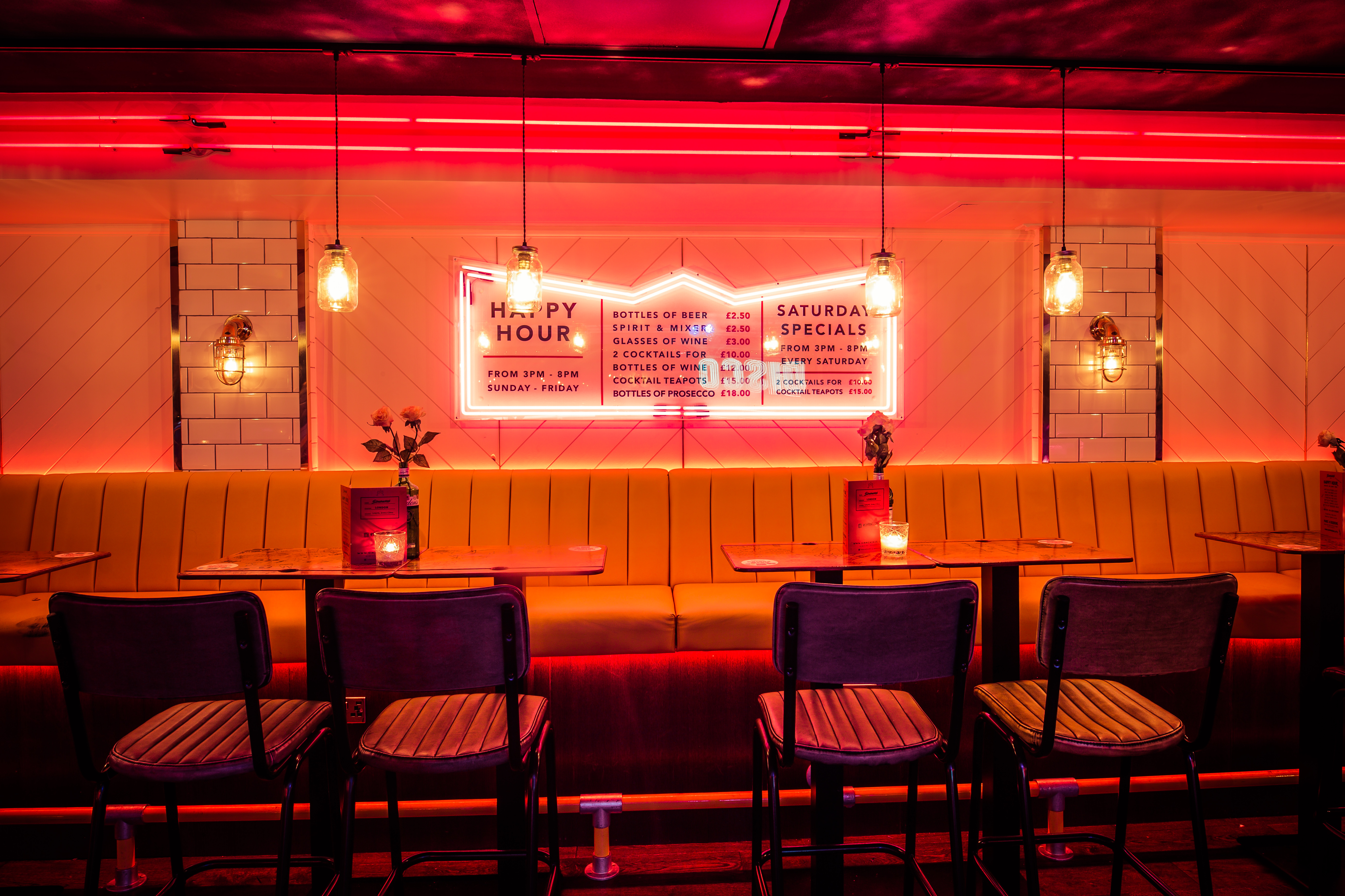 Vibrant venue hire in Leicester Square, ideal for casual gatherings and networking events.