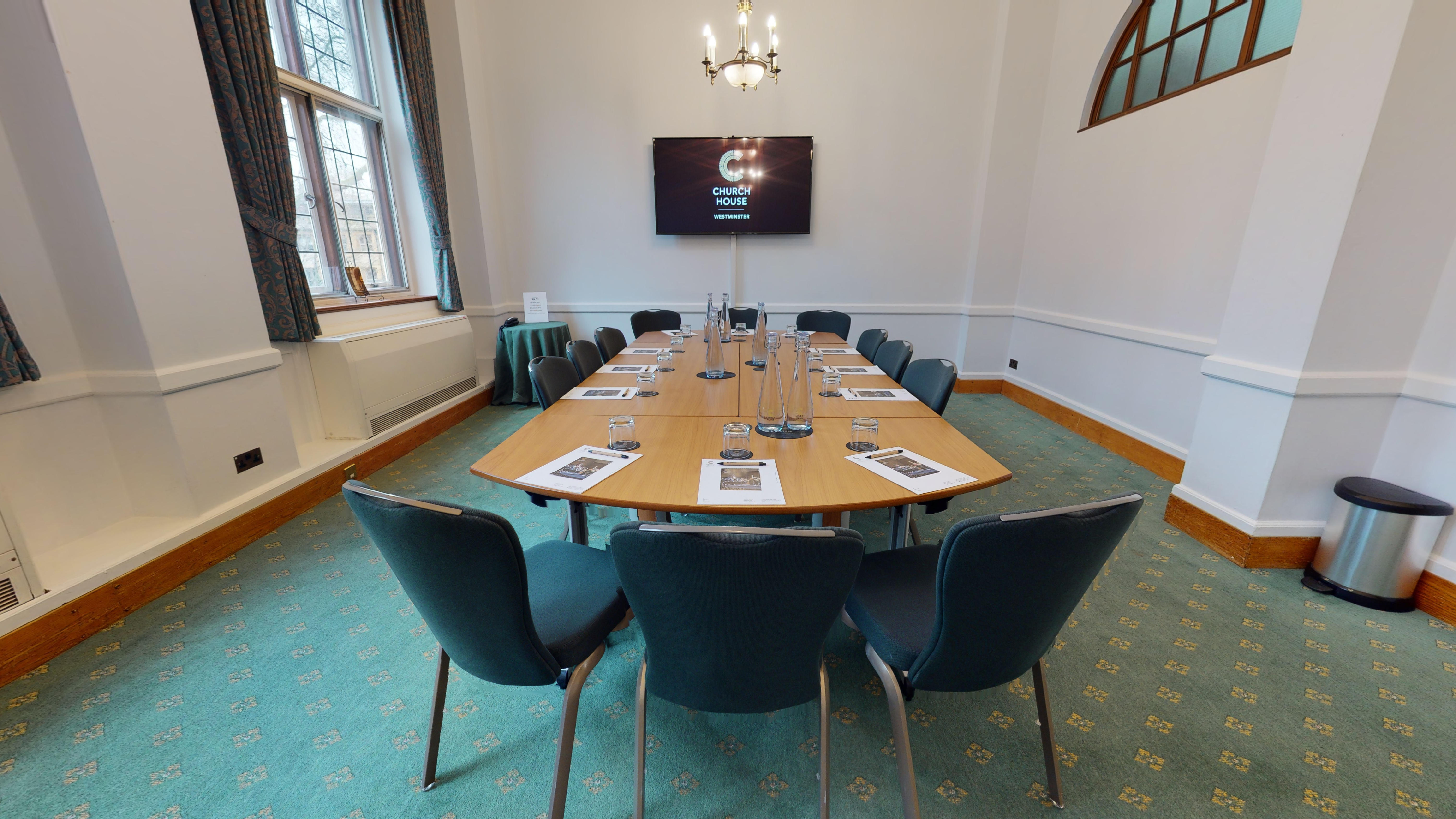 Charter Room boardroom meeting Westminster AV
