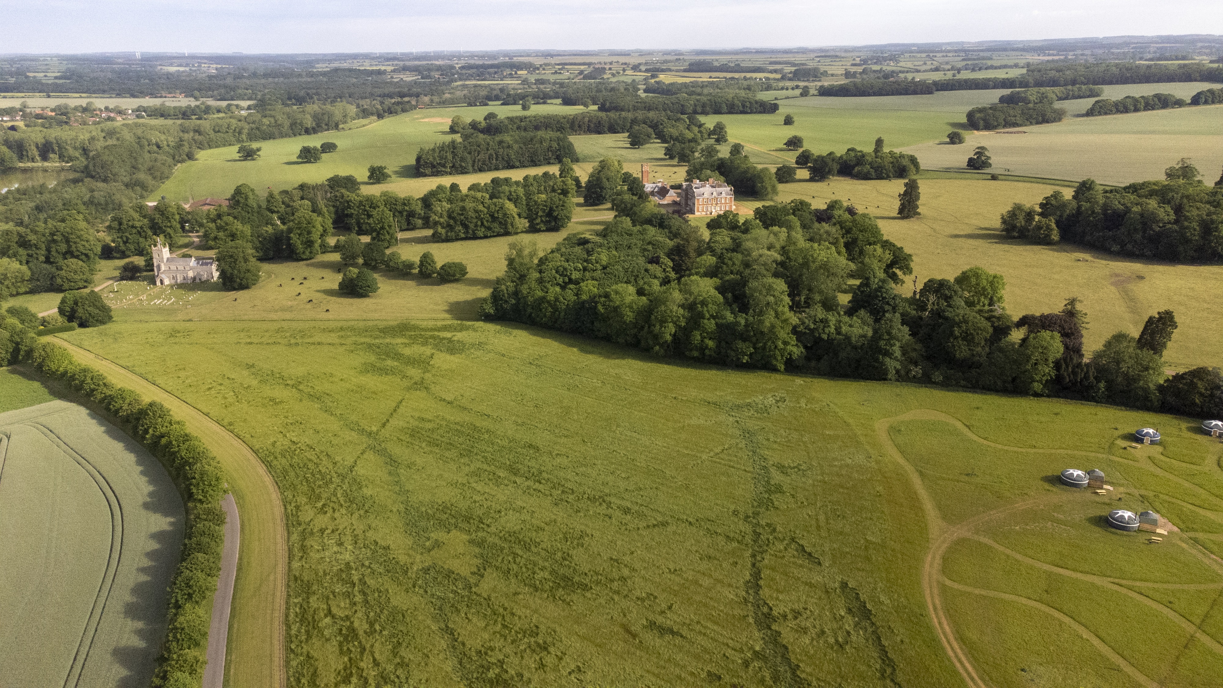 Walled Garden in Raynham: lush landscape for outdoor events, retreats, and weddings.