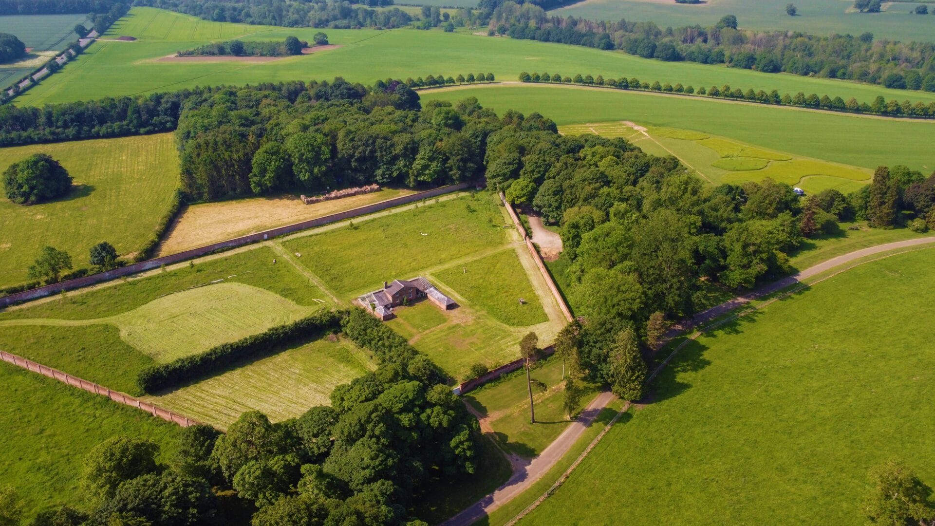 Walled Garden in Raynham: lush venue for corporate retreats and team-building events.
