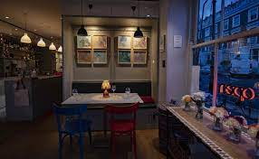 Cozy private dining room at Sam's Cafe, ideal for intimate gatherings and networking events.