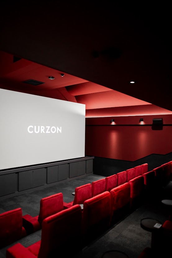 Curzon Camden cinema with plush red seating, ideal for private screenings and events.