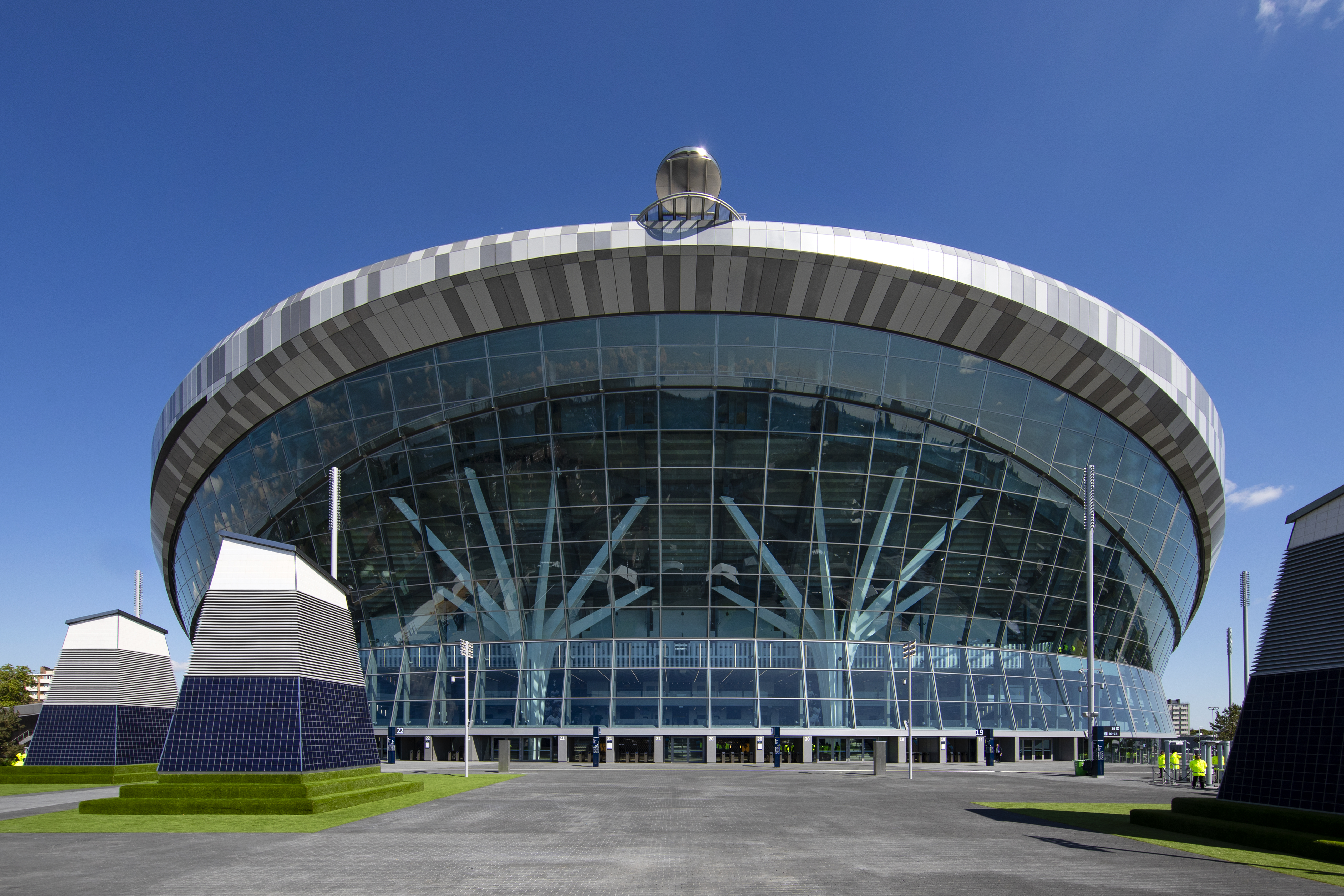 Tottenham Hotspur Stadium Market Place, modern venue for conferences and concerts.