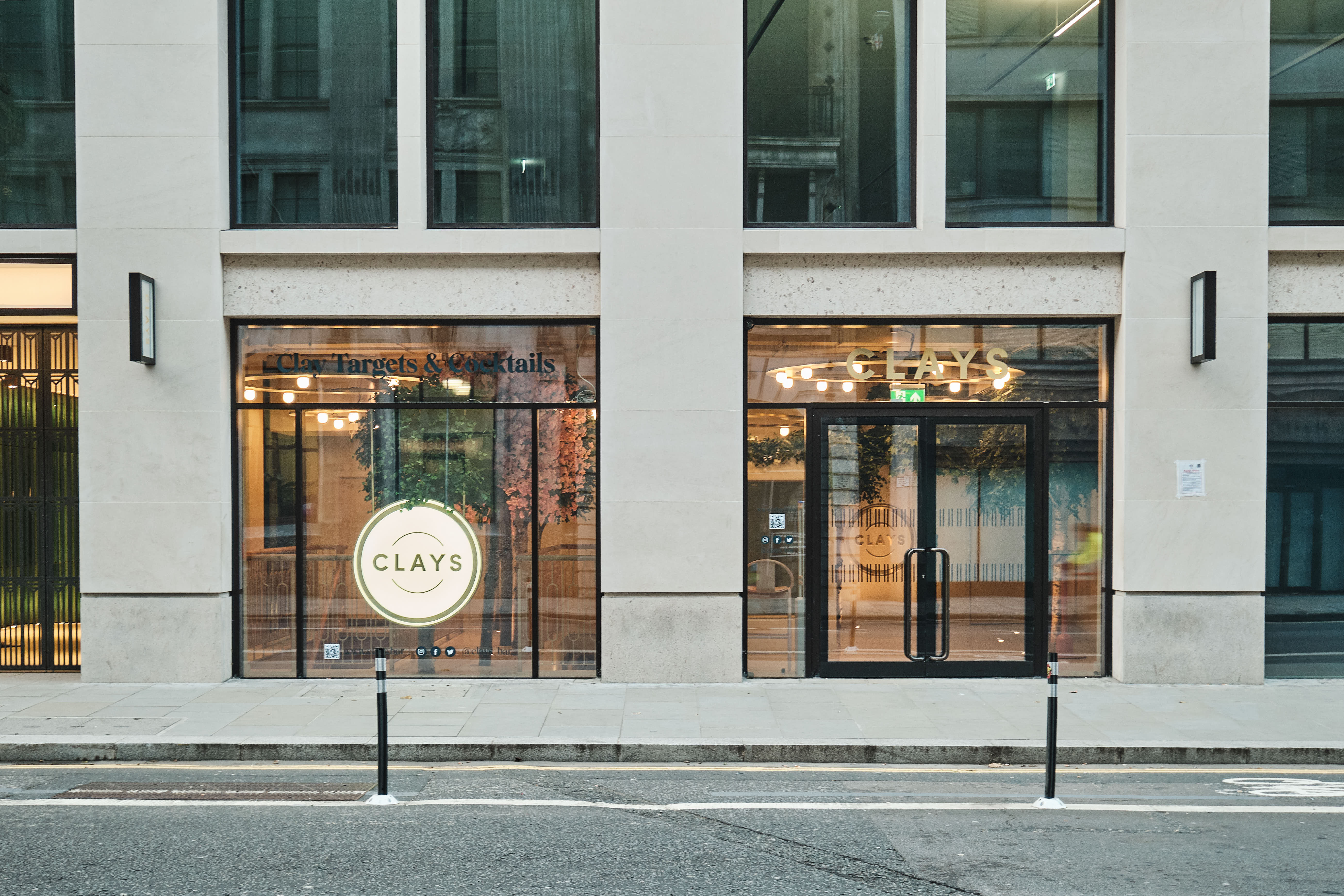 Modern venue in Clays - Moorgate with large windows, perfect for corporate events.