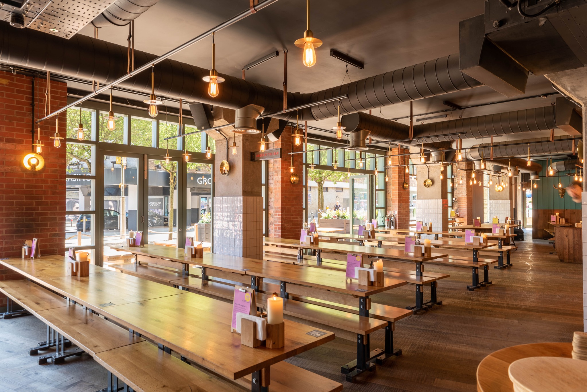 Spacious Birmingham venue with natural light, ideal for networking events and gatherings.