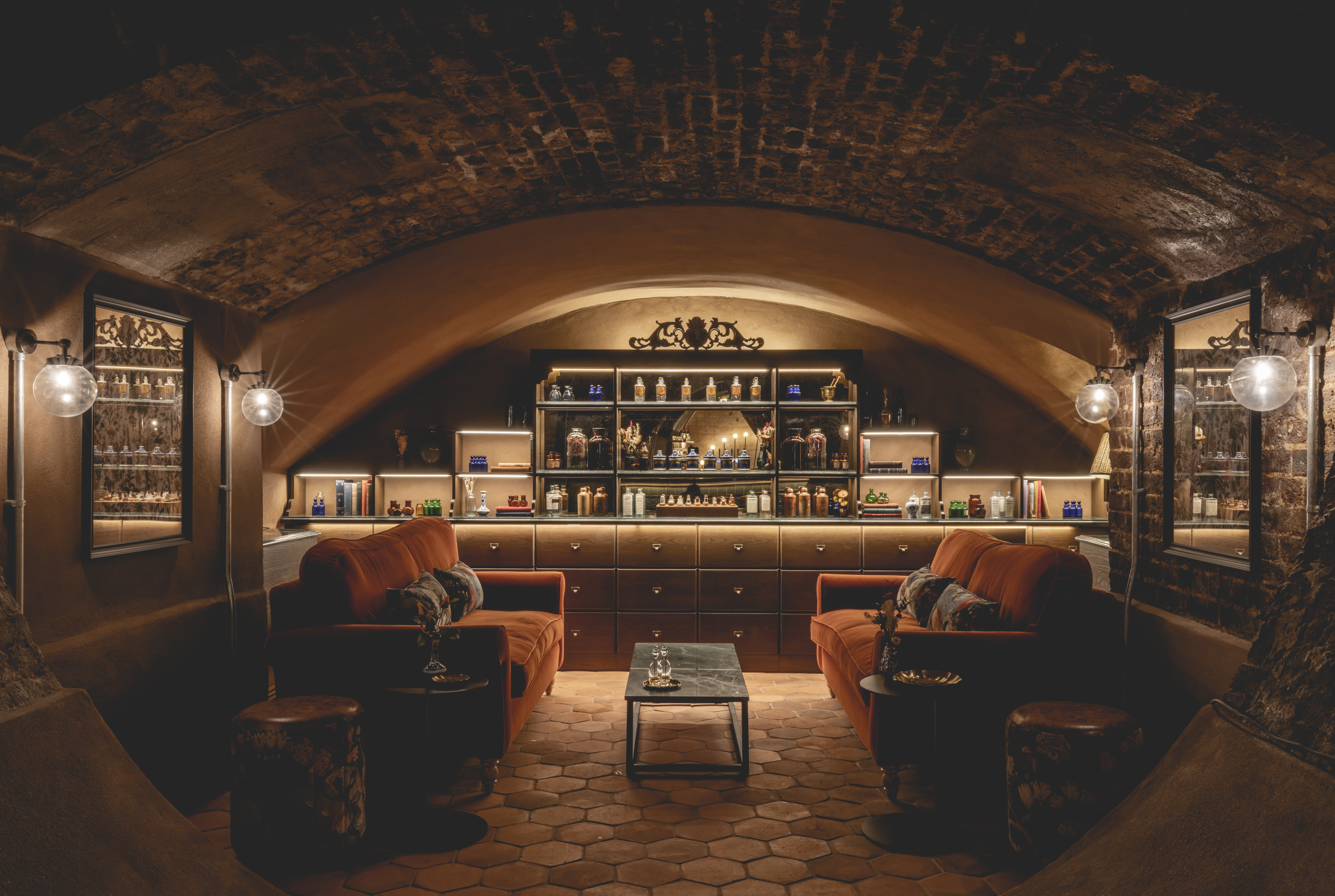 Whiskey Vault venue with elegant decor, ideal for private events and meetings.