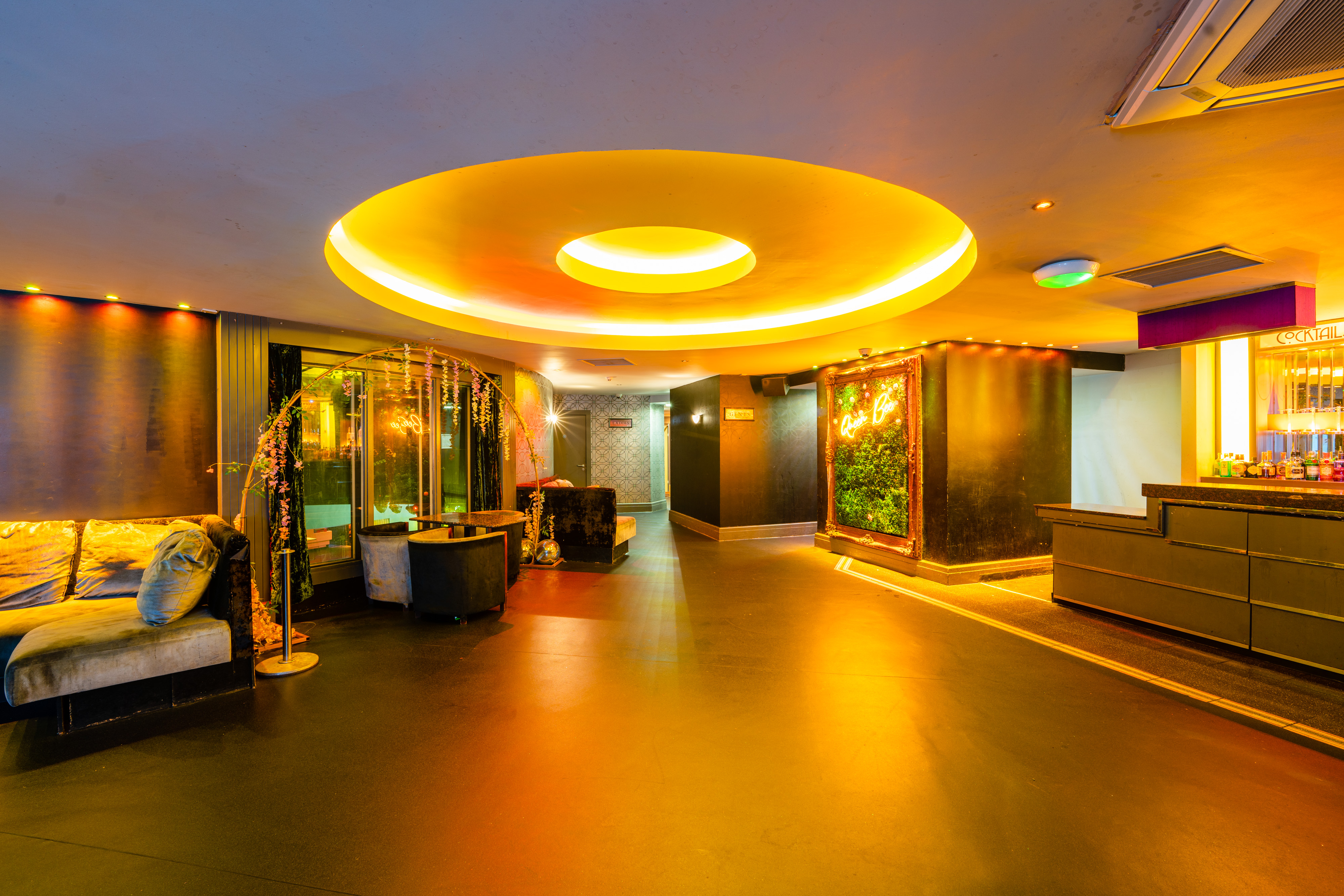 CÎROC at Pryzm Brighton: modern venue with ambient lighting for upscale events.