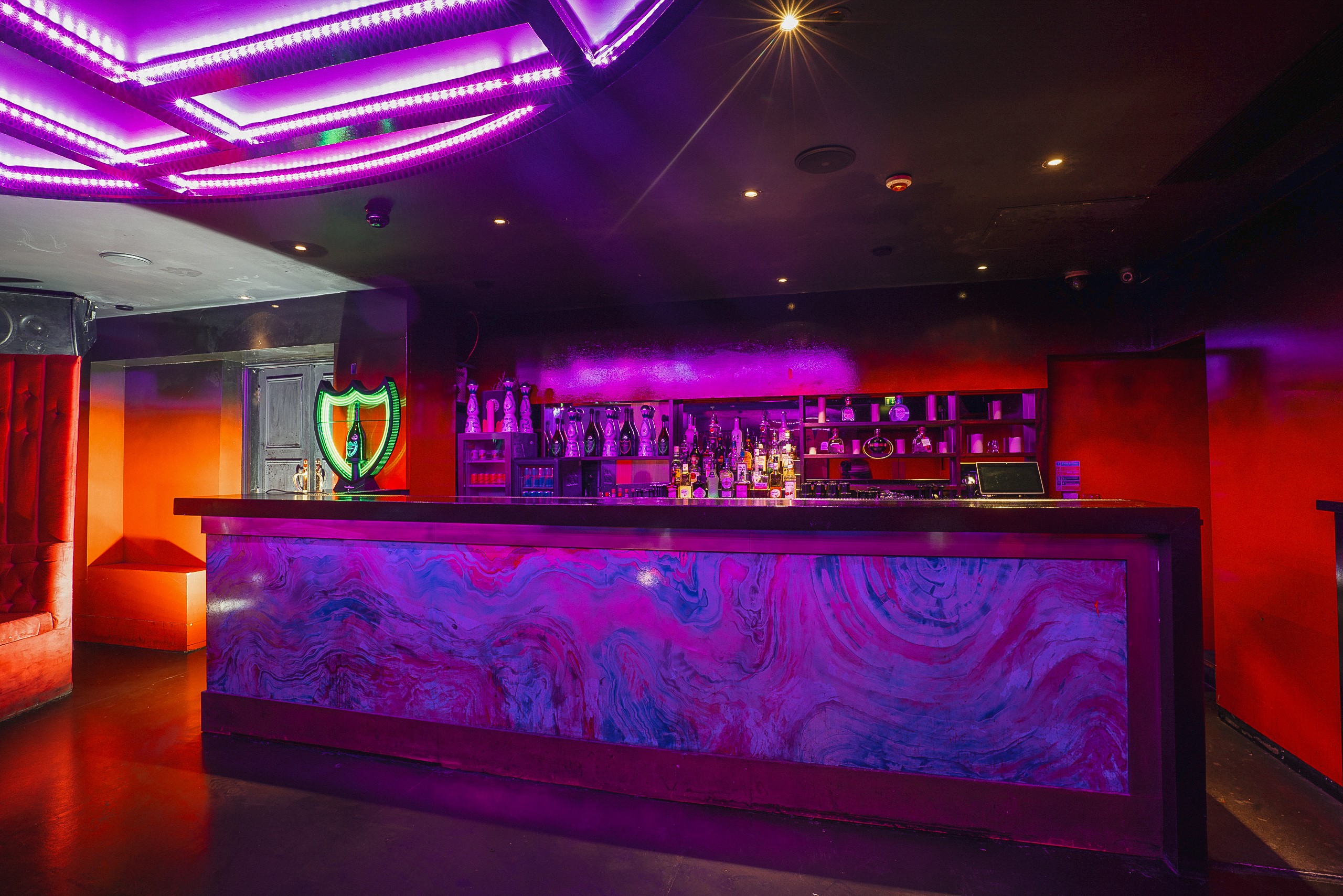 Vibrant Mao Rooms bar at Chinawhite, perfect for events and social gatherings.