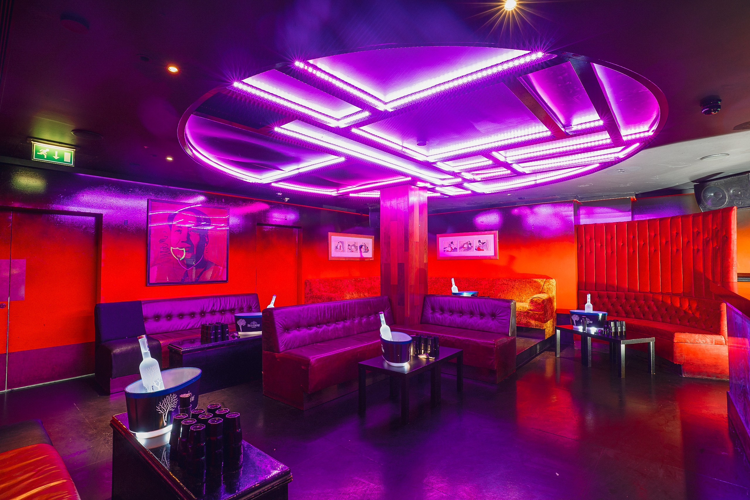 Vibrant Mao Rooms at Chinawhite, perfect for upscale events and private parties.