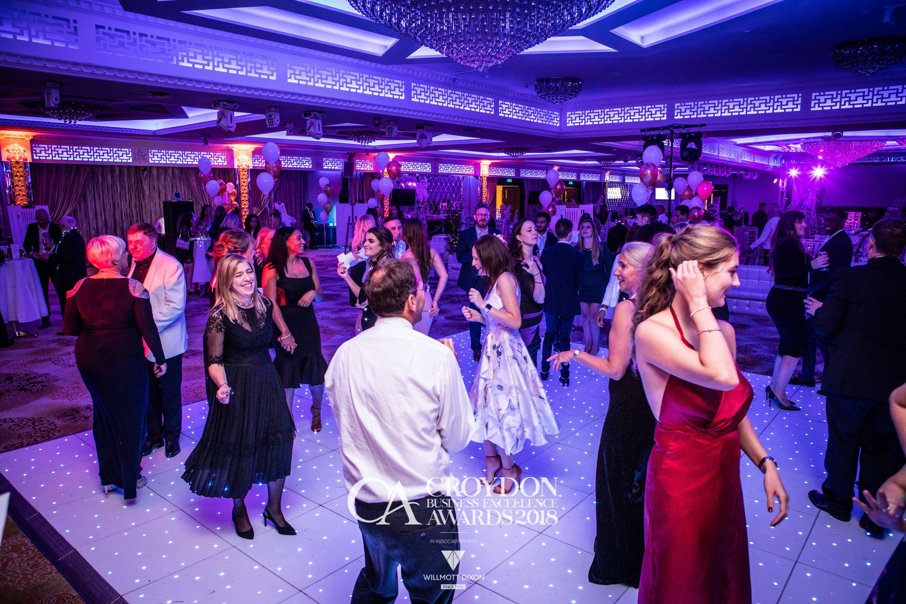 Grand Ballroom at Grand Sapphire Hotel, vibrant dance floor for gala event.