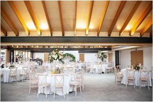 Elegant event space in The Glass House, perfect for weddings and corporate gatherings.