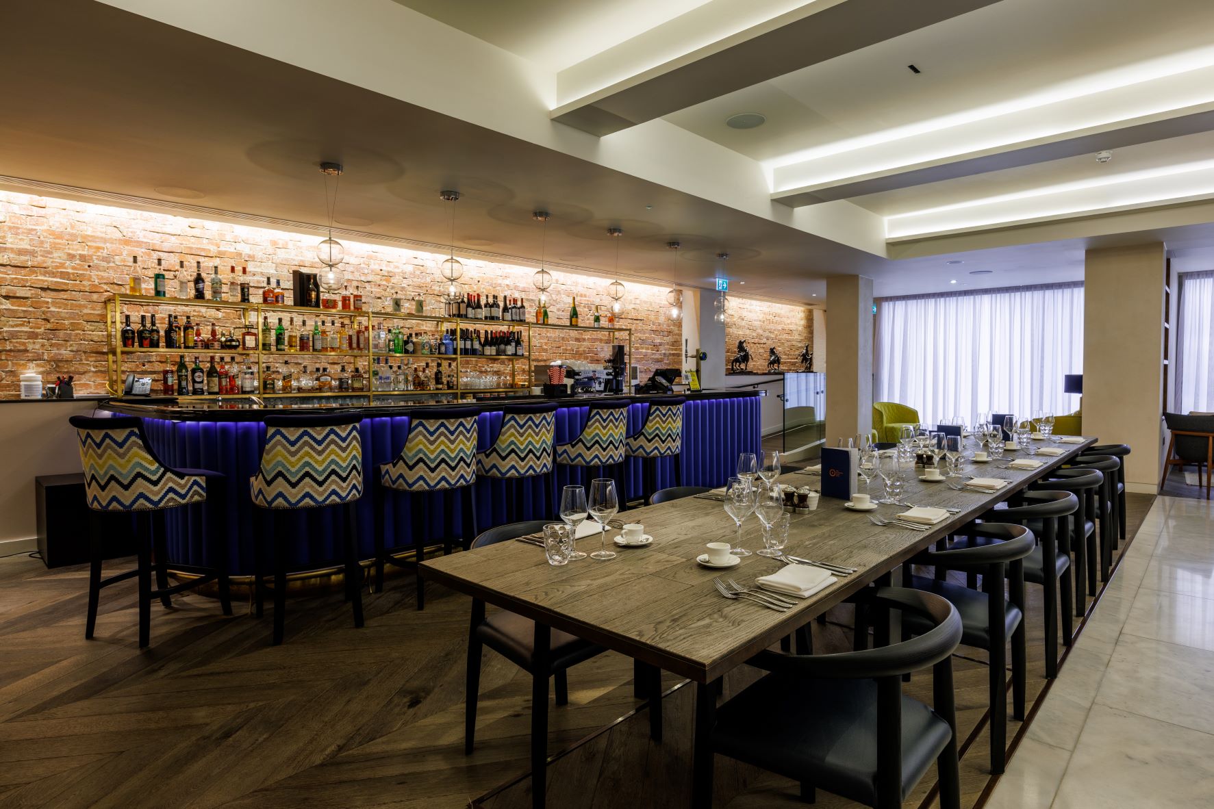 Stylish One Moorgate Place Club venue for intimate gatherings and networking events.