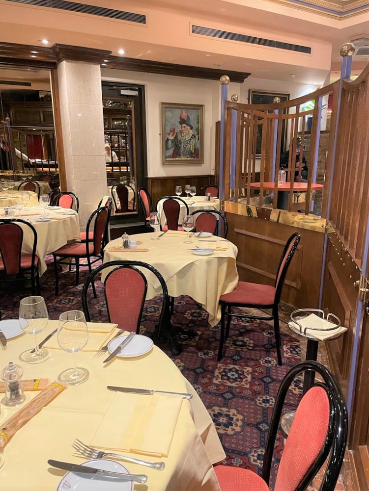 Semi-private dining area in Bolton's Restaurant, perfect for intimate gatherings and events.