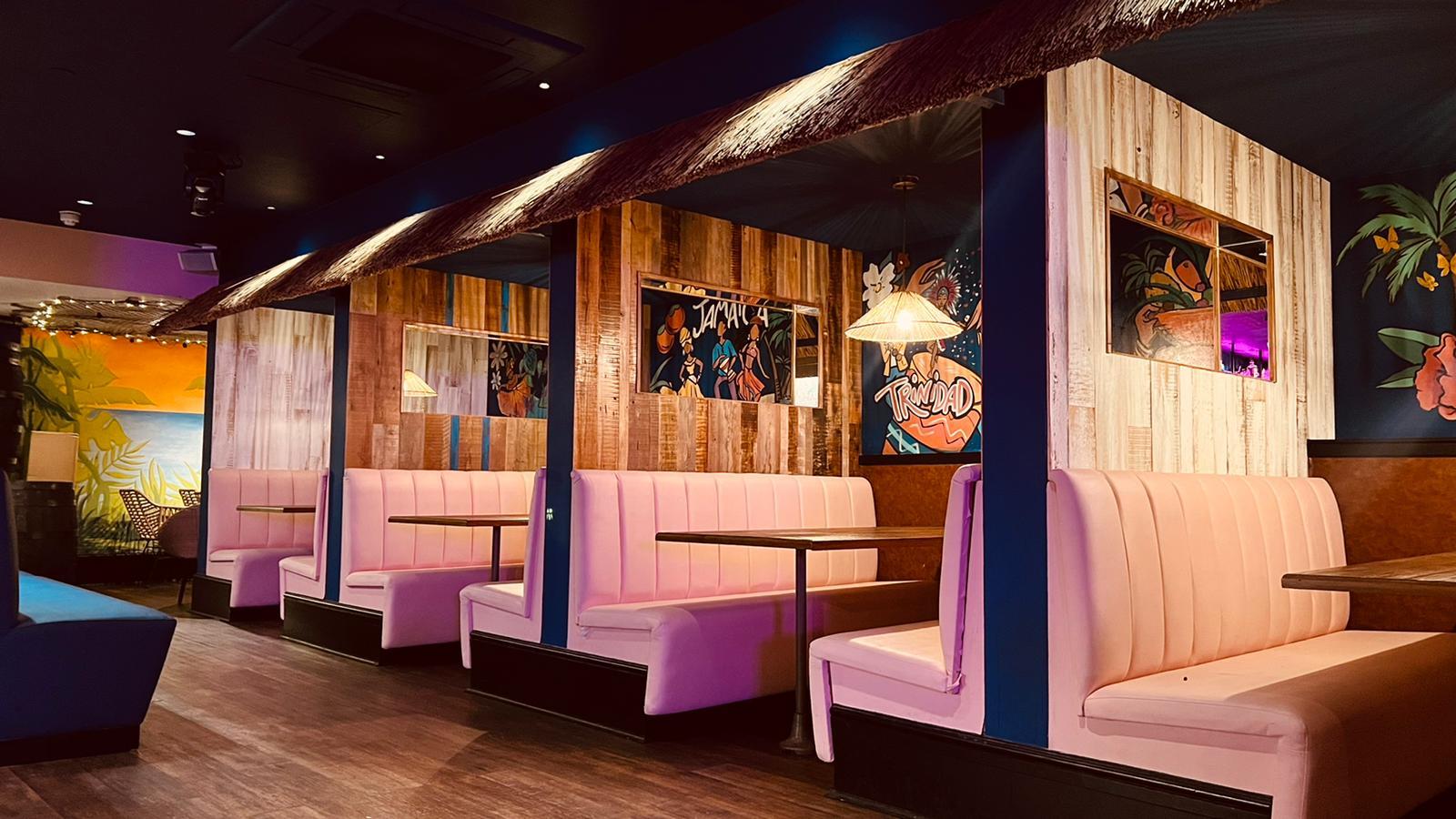 Vibrant dining area at Cottons Club, perfect for networking events and team lunches.