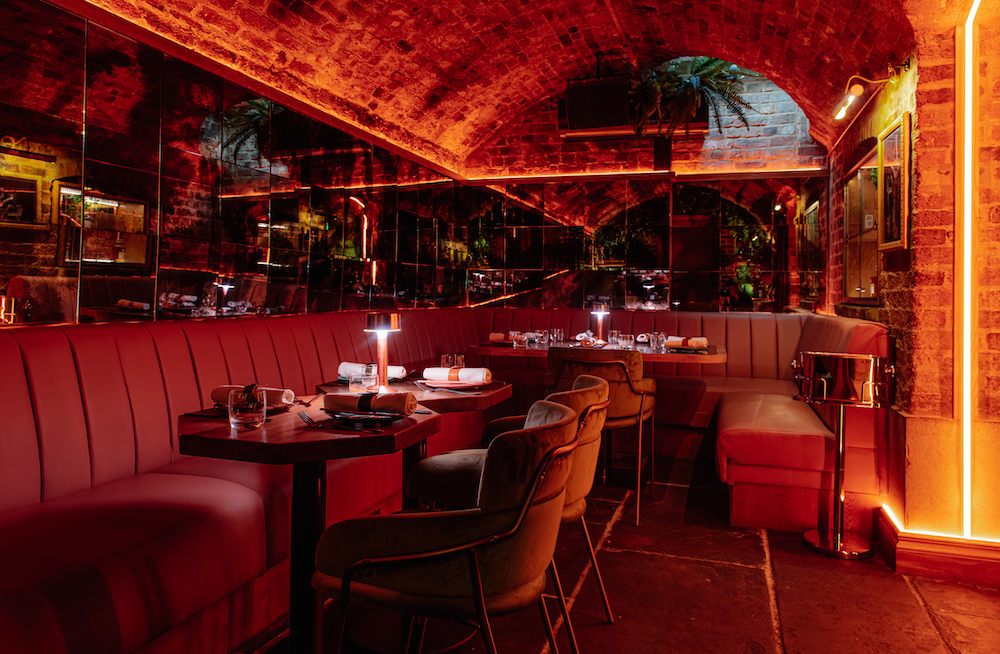 VIP area in Cache Cache with modern decor, perfect for intimate events and networking.