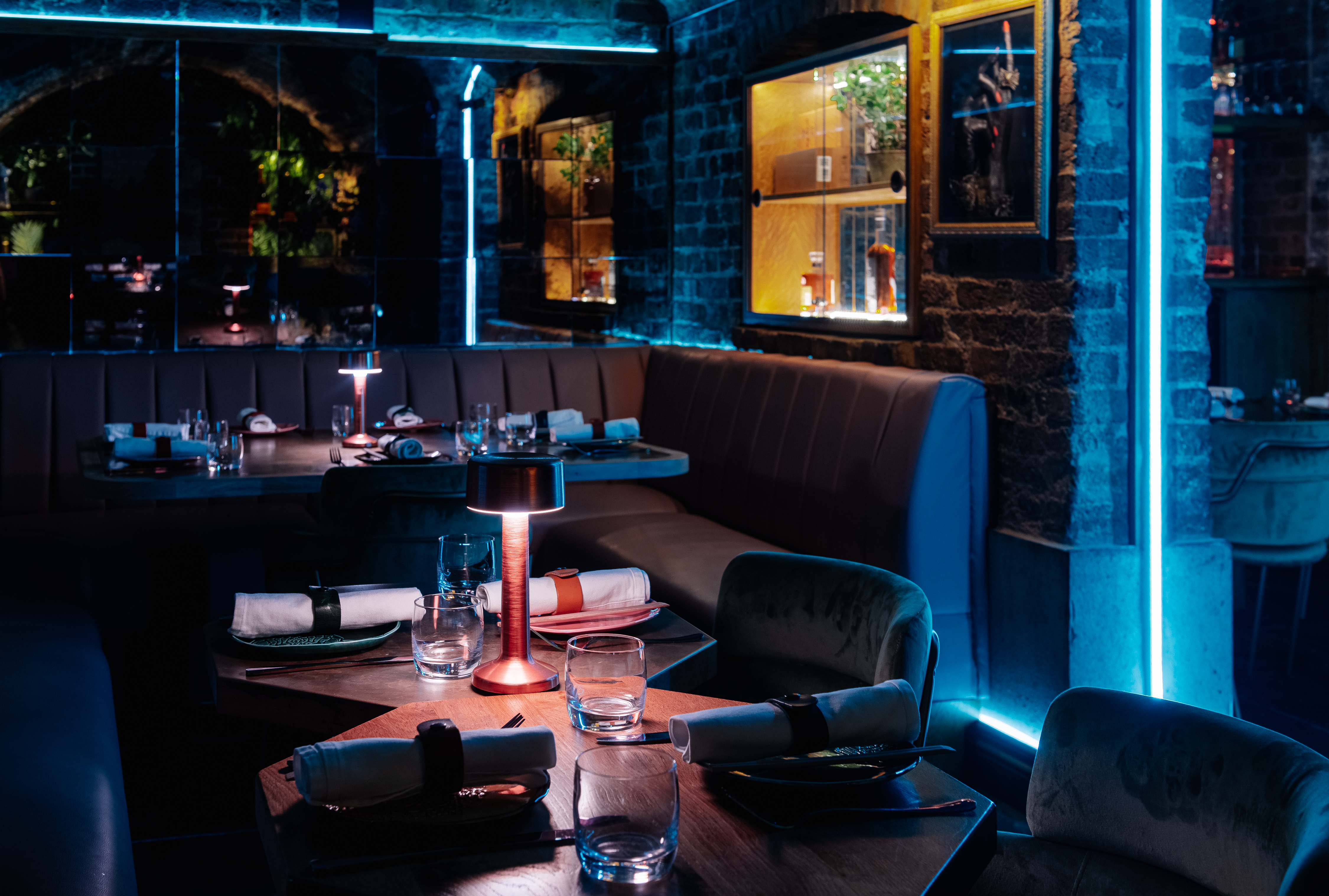 VIP dining area in Cache Cache, ideal for intimate corporate events and gatherings.