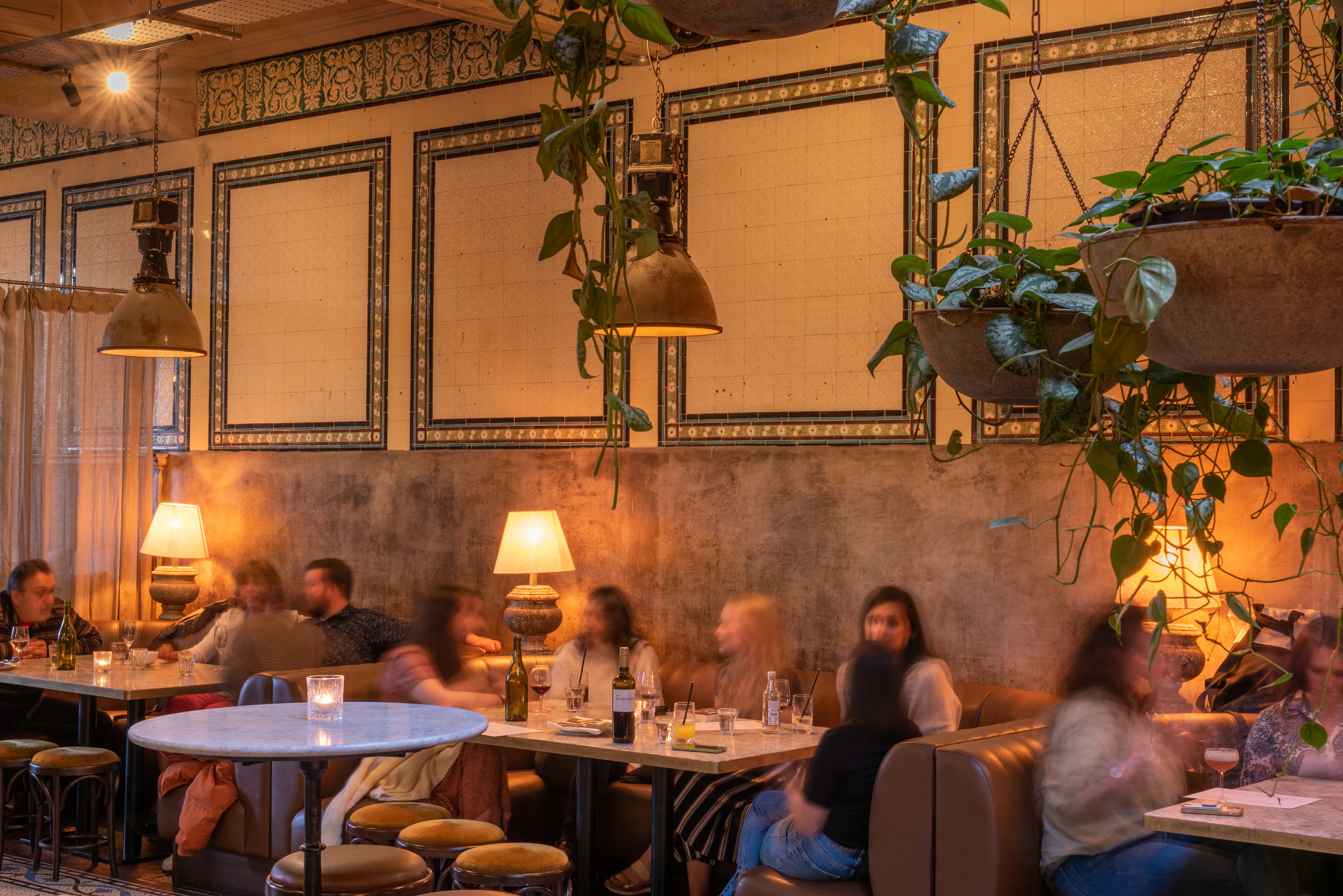 Vibrant dining space at The Store Croydon for intimate gatherings and networking events.